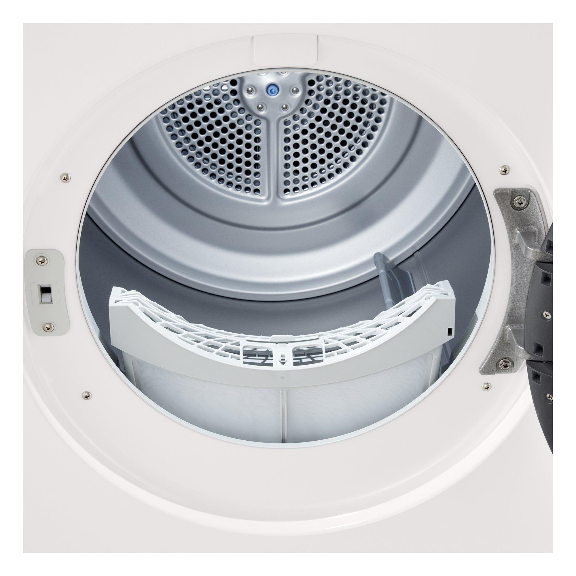 White - LG - X10 Series ThinQ™ 9 kg Heat Pump Tumble Dryer - 3