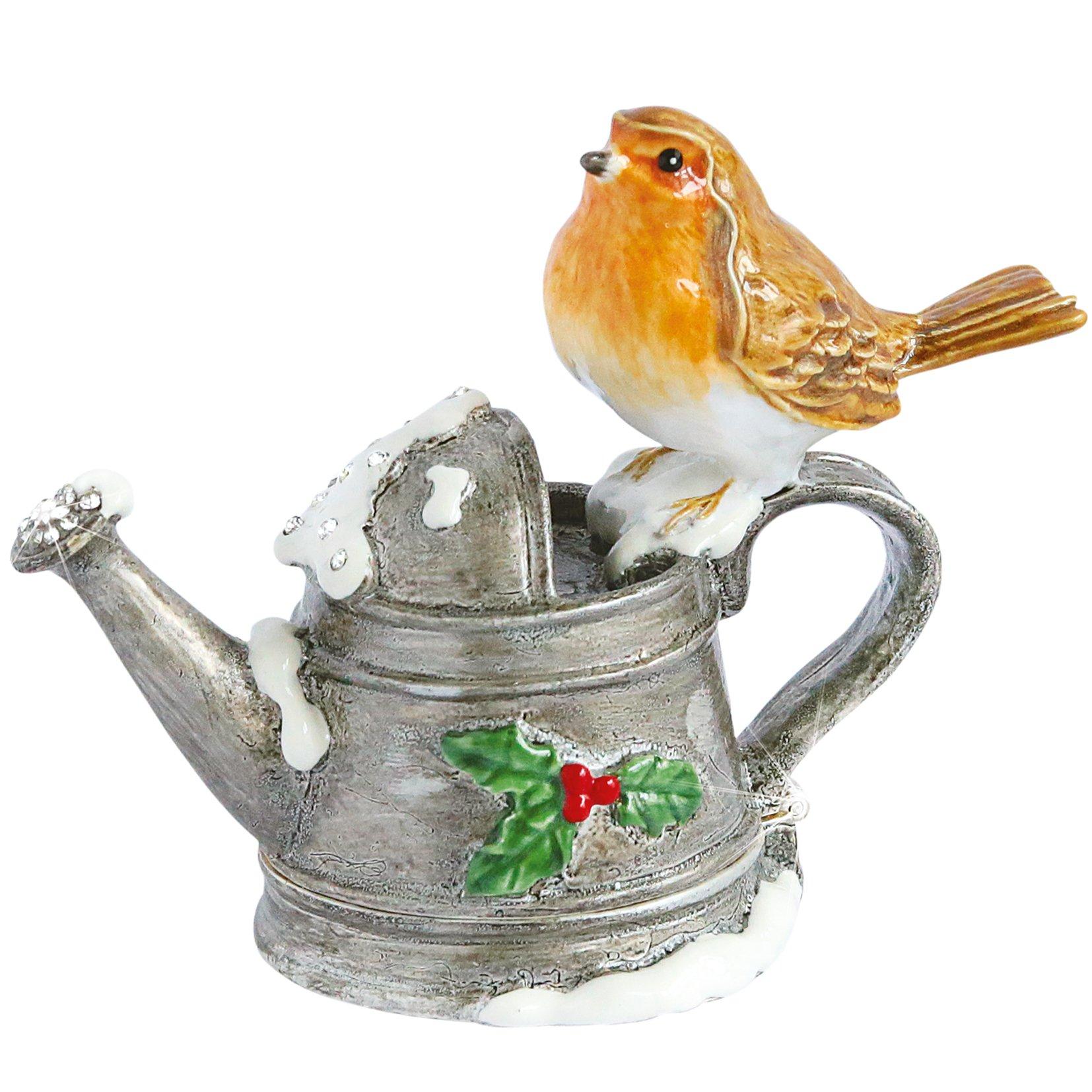 Brown - Craycombe Christmas - 6060 - Robin on Watering Can