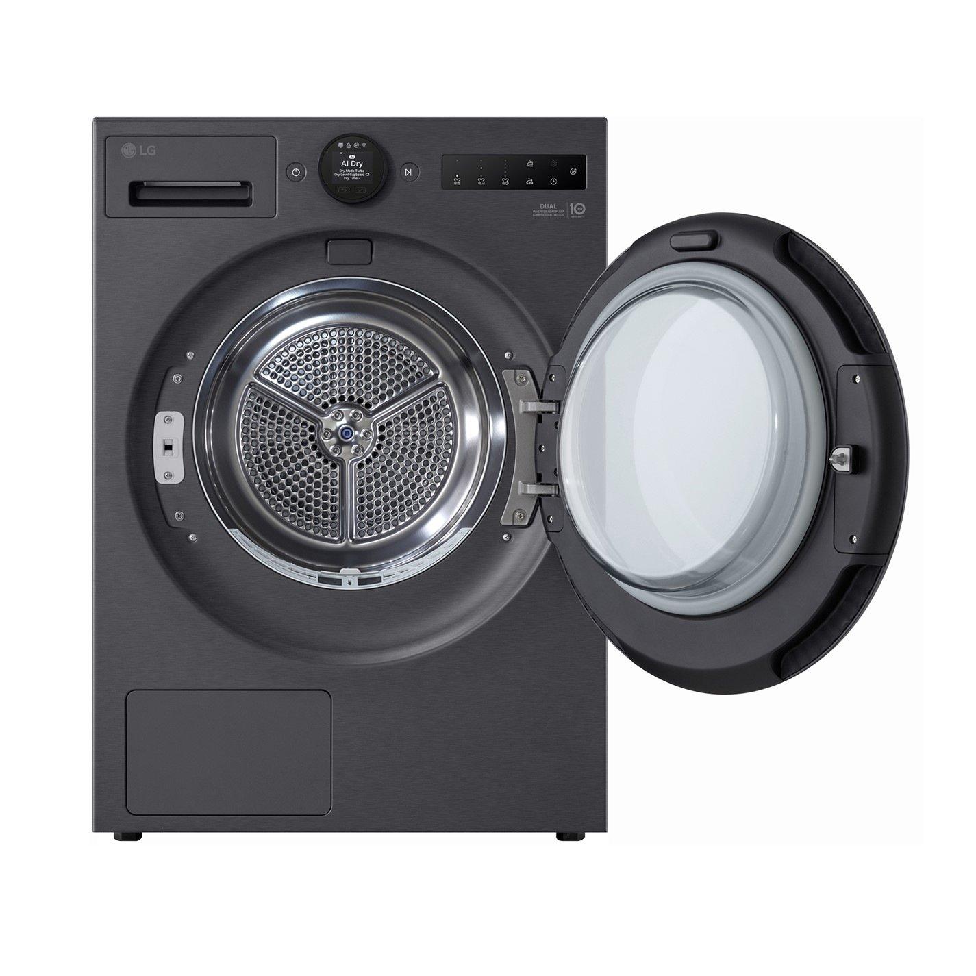 Matte Black - LG - 10KG Turbo Dry Tumble Dryer Essence Matte Black - 5