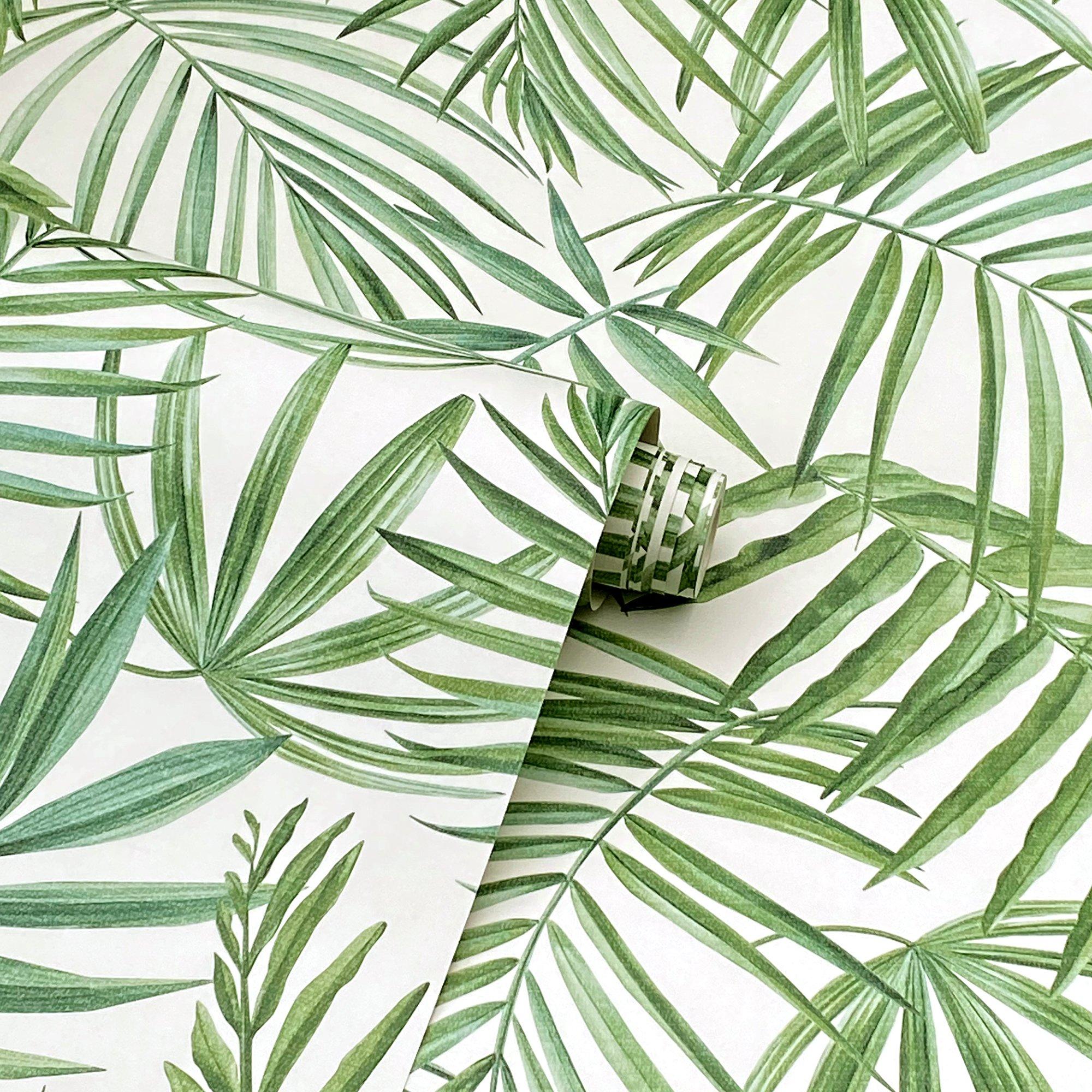 Green - Arthouse - Palm Leaves Green sw12 - 2