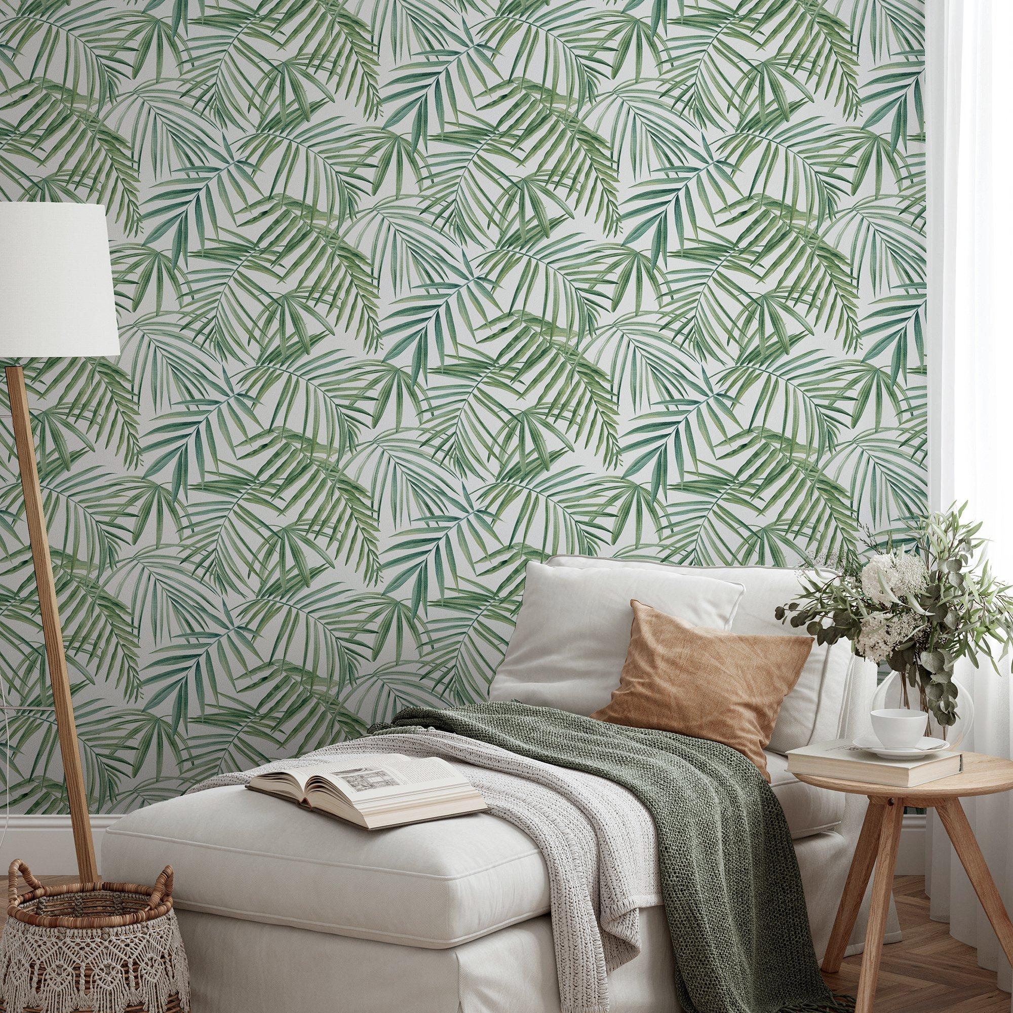 Green - Arthouse - Palm Leaves Green sw12 - 3
