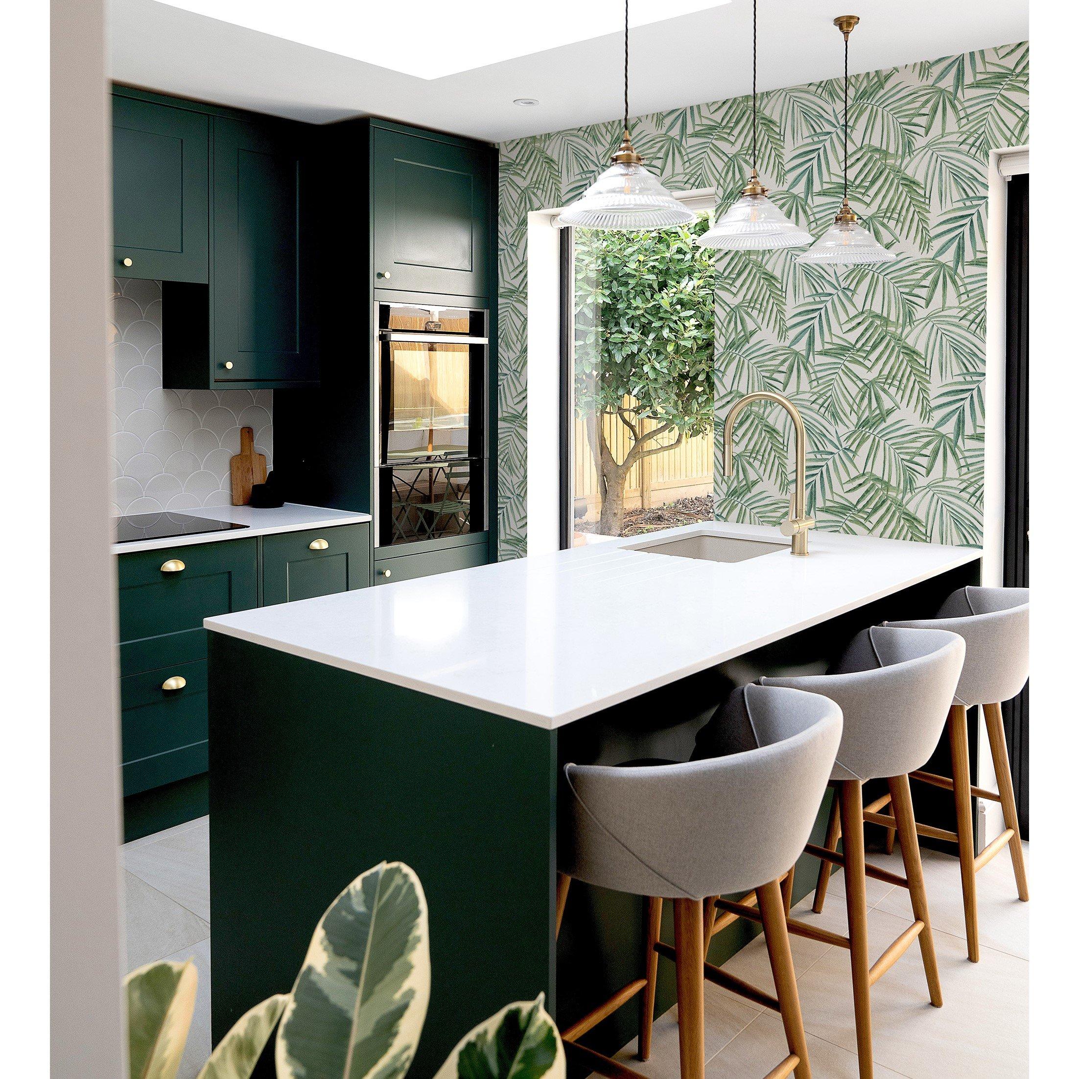 Green - Arthouse - Palm Leaves Green sw12 - 5