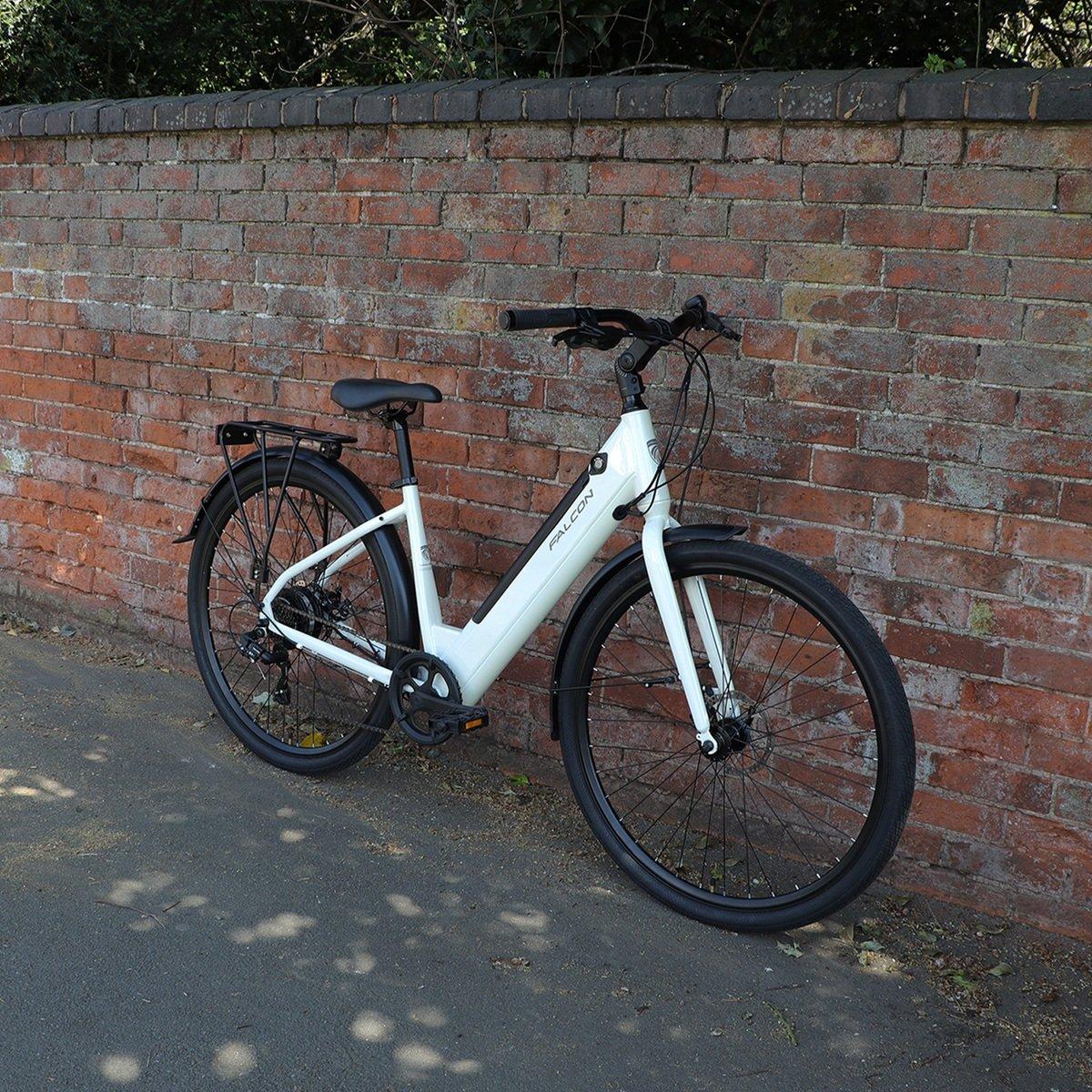 Off-White - Falcon Cycles - Falcon Liberty Low Step Electric Hybrid Bike - 2