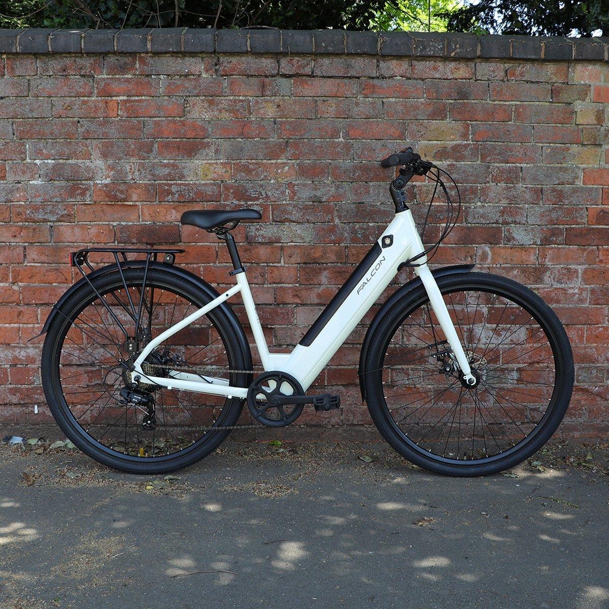 Off-White - Falcon Cycles - Falcon Liberty Low Step Electric Hybrid Bike - 3