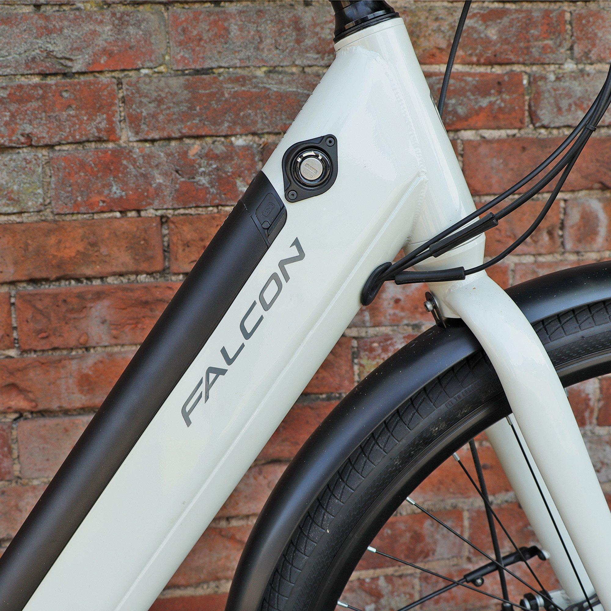 Off-White - Falcon Cycles - Falcon Liberty Low Step Electric Hybrid Bike - 4