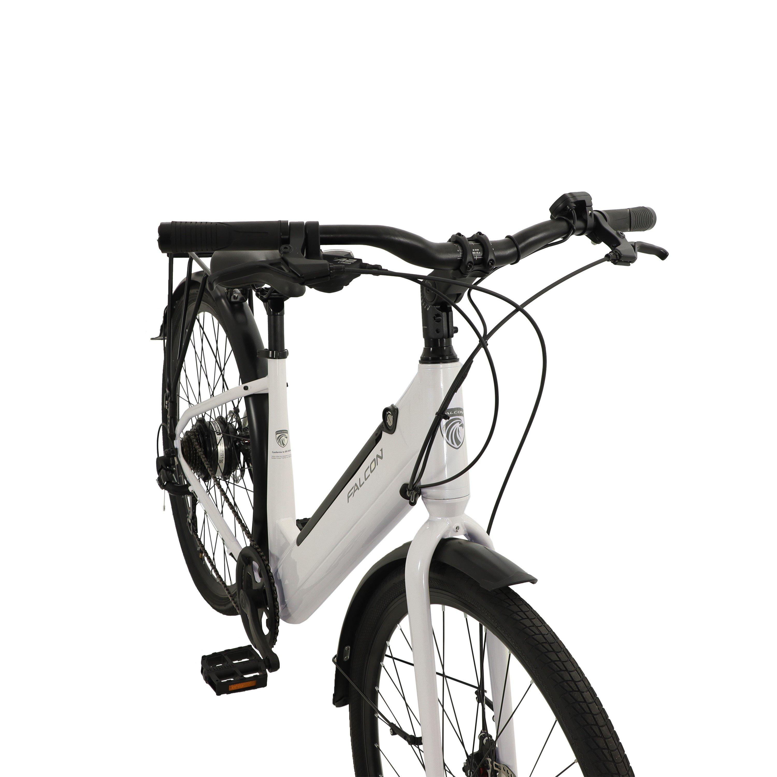 Off-White - Falcon Cycles - Falcon Liberty Low Step Electric Hybrid Bike - 7