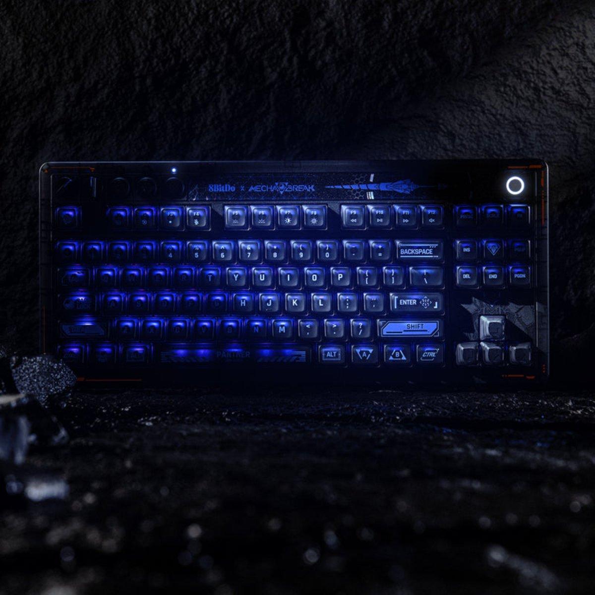 Black - 8BitDo - Mechabreak Mechanical Keyboard - 4