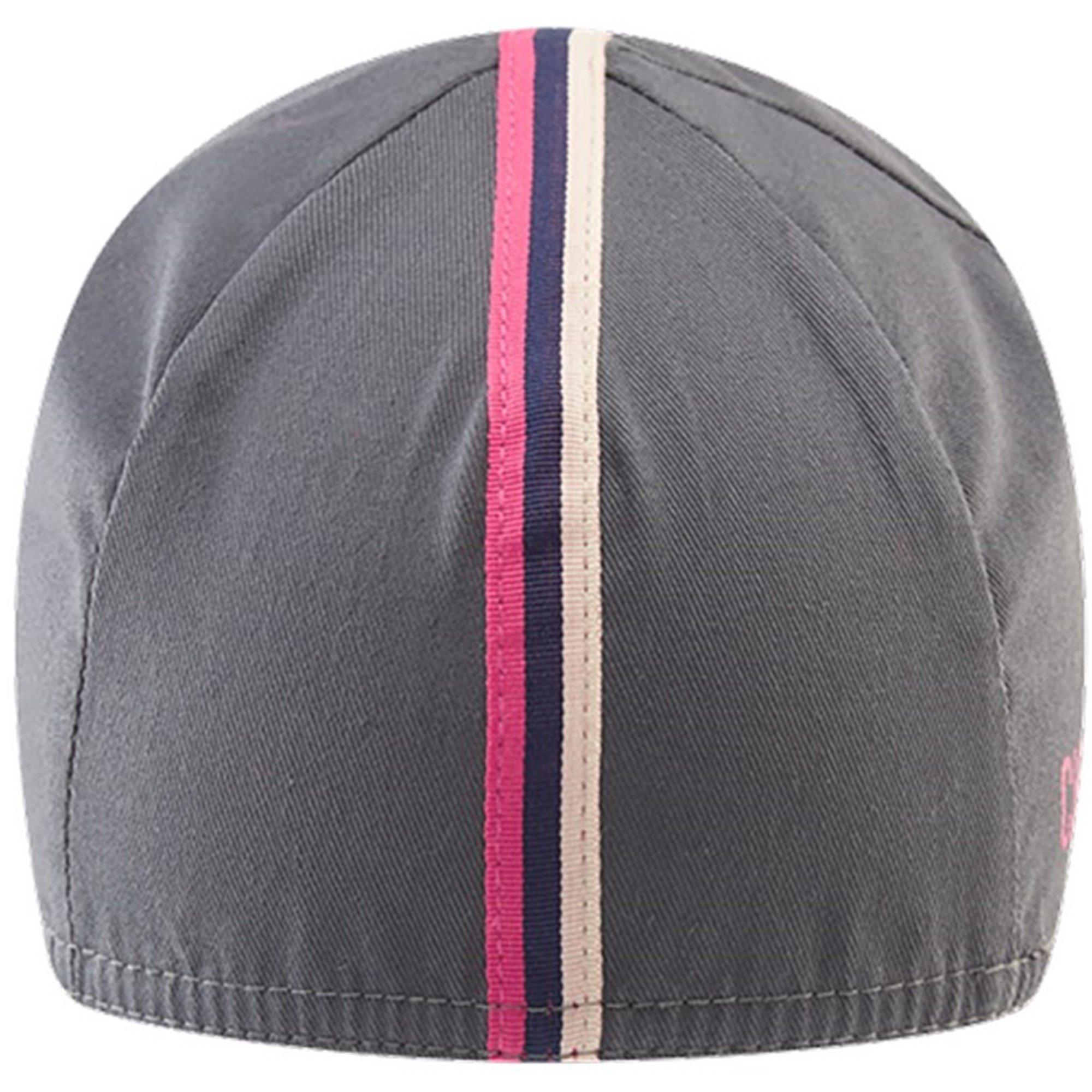 Flint Grey - Chapeau - Mens Cotton Cap Striped Grosgrain,  Flint Grey - 3