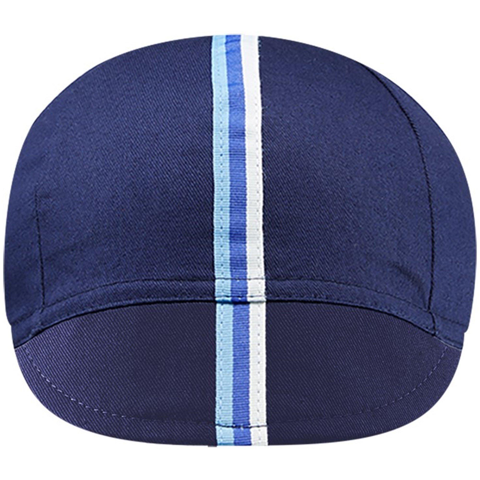 Deep Ocean - Chapeau - Mens Cotton Cap Striped Grosgrain,  Deep Ocean - 1