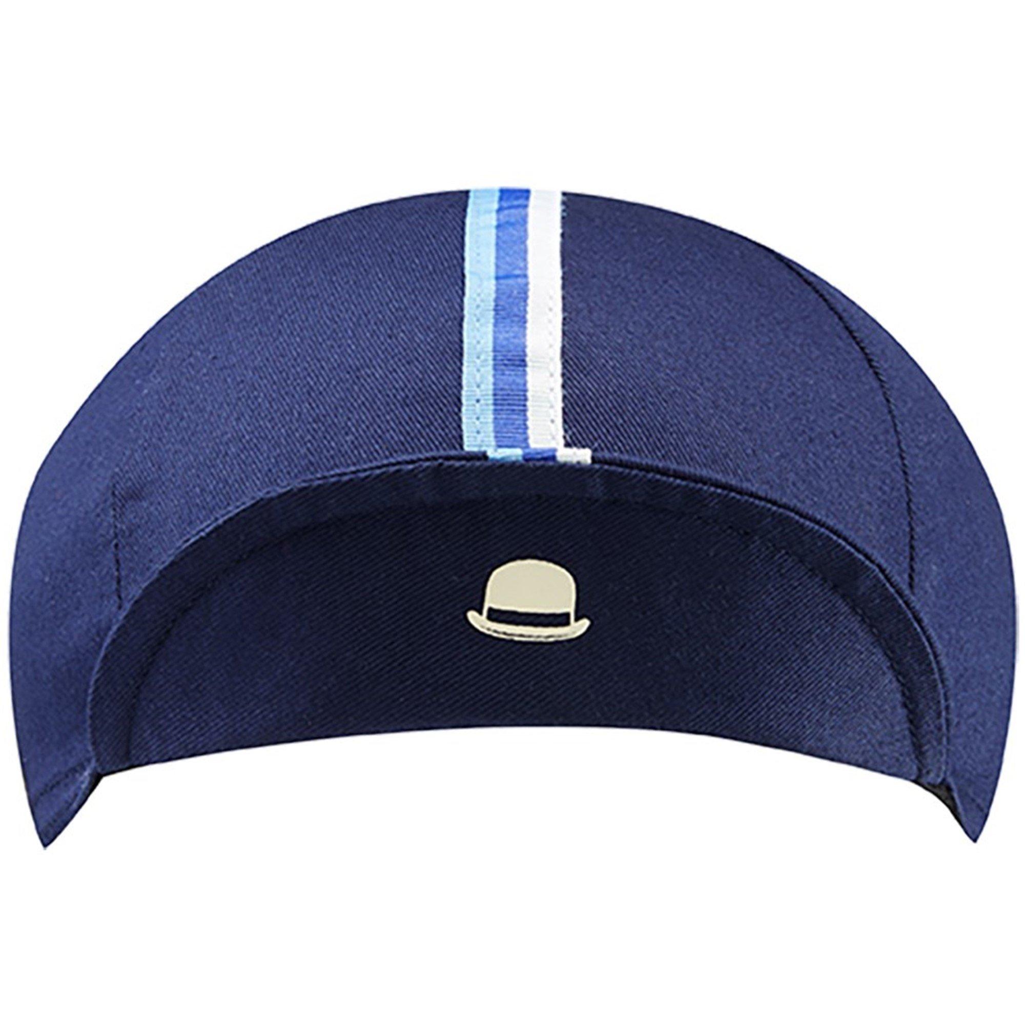 Deep Ocean - Chapeau - Mens Cotton Cap Striped Grosgrain,  Deep Ocean - 2