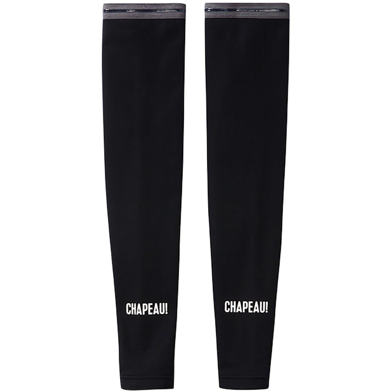 Black - Chapeau - Mens Leg Warmers, Wordmark, Black - 2