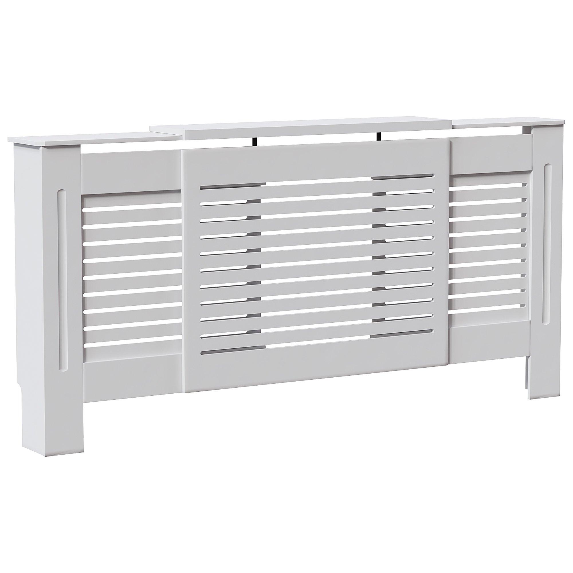 White - Lassic - Vida Designs Milton Adjustable Radiator Cover - 7