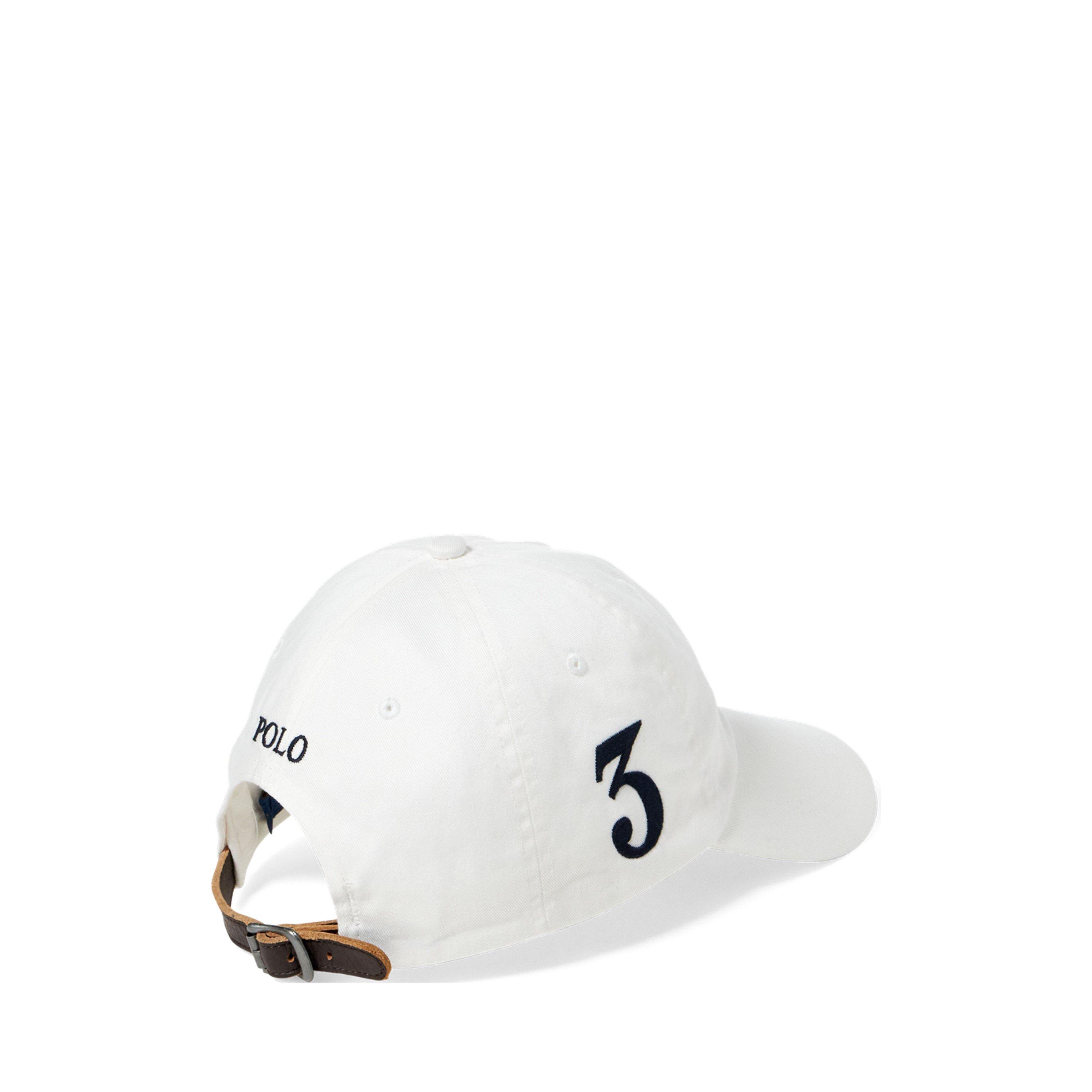 White - Polo Ralph Lauren - Big Pony Chino Ball Cap - 2