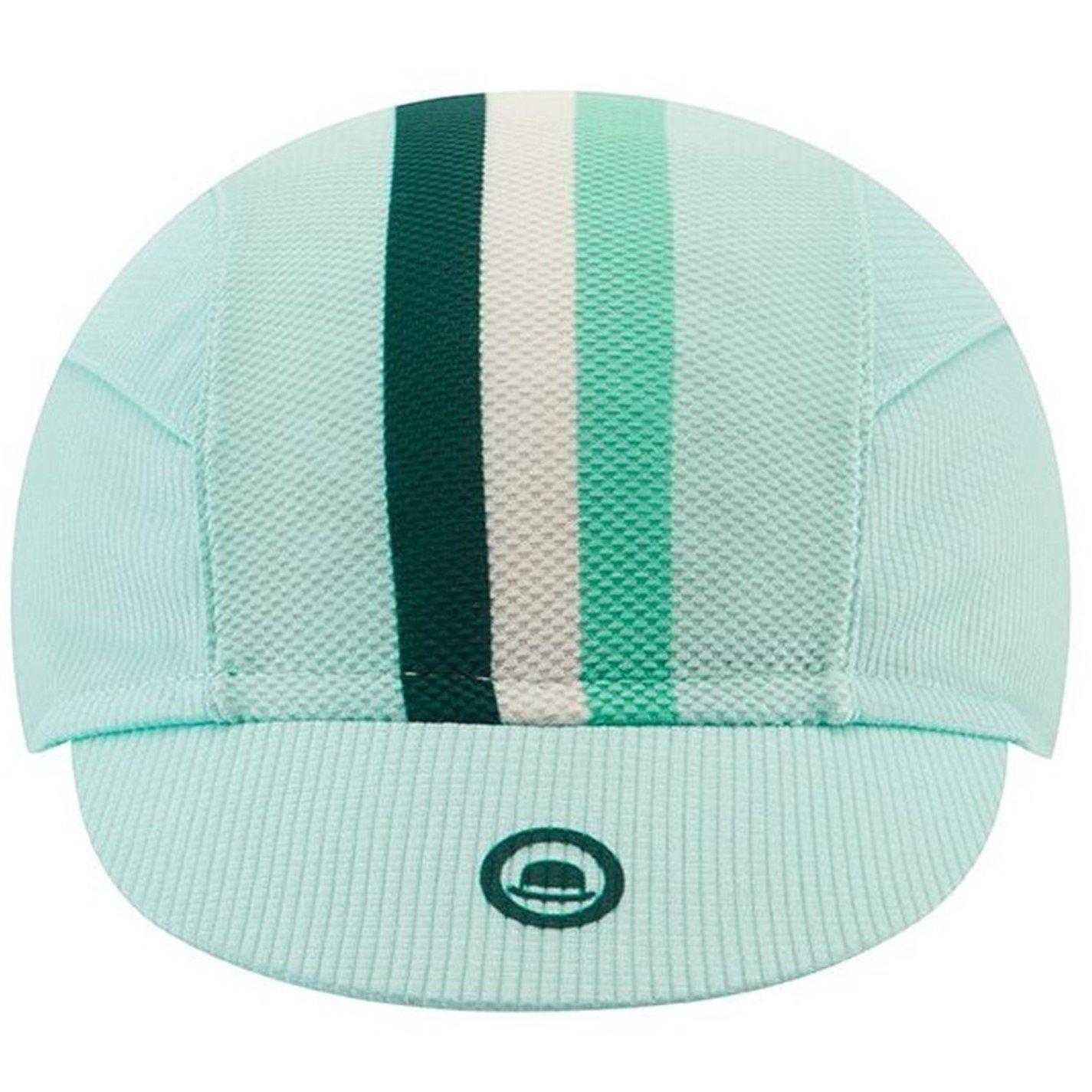 Aqua - Chapeau - Mens Lightweight Cap Club Stripe,  Aqua - 1