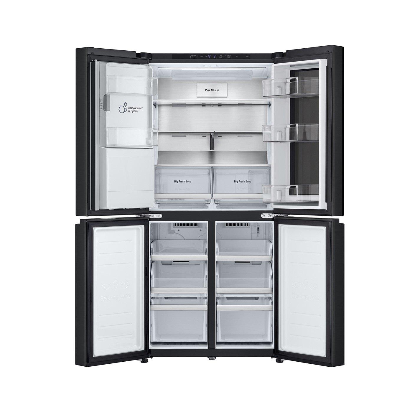 Matte Black - LG - 508L Linear Compressor American SBS Matte Black - 2