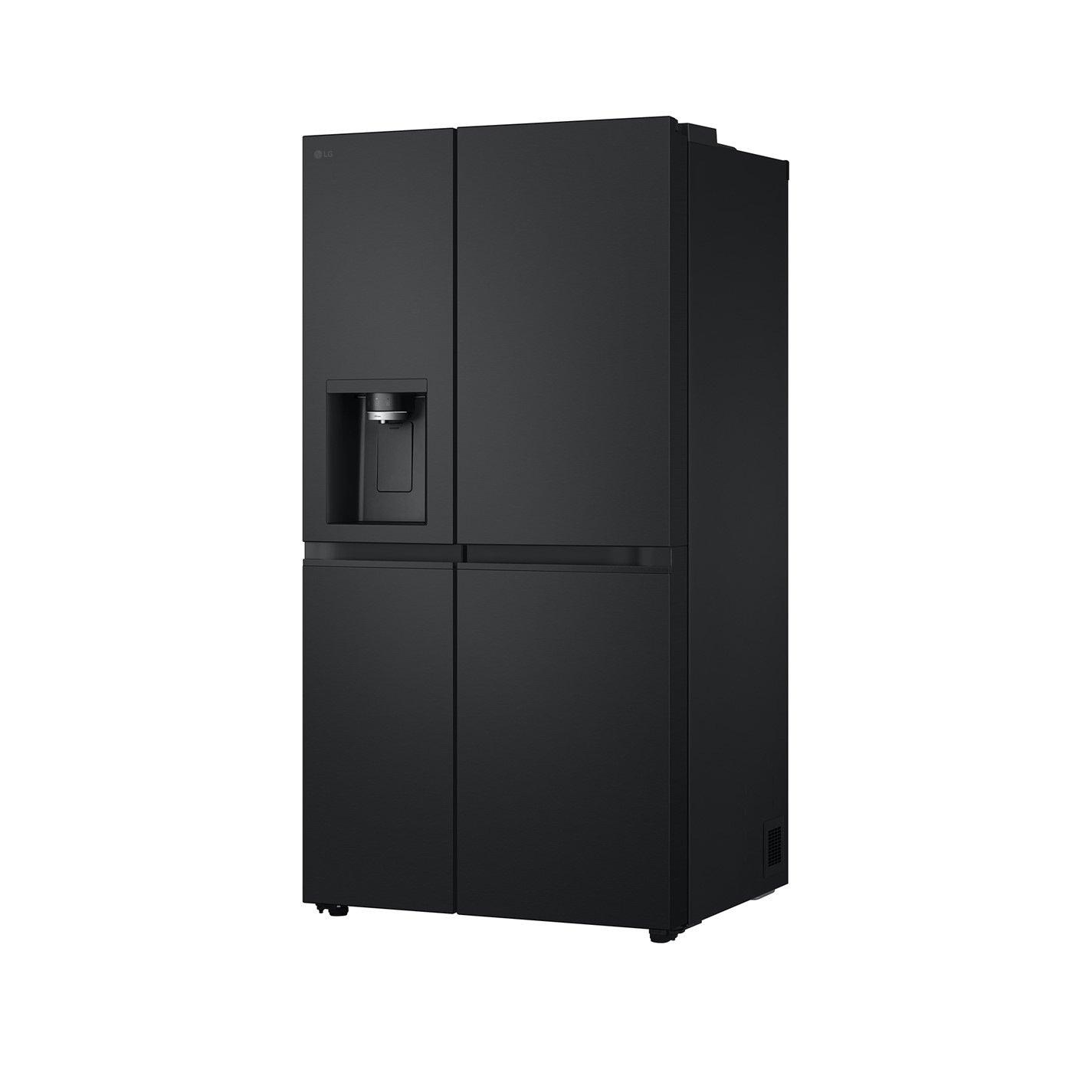 Matte Black - LG - 628L Smart Inverter American SBS Matte Black - 3