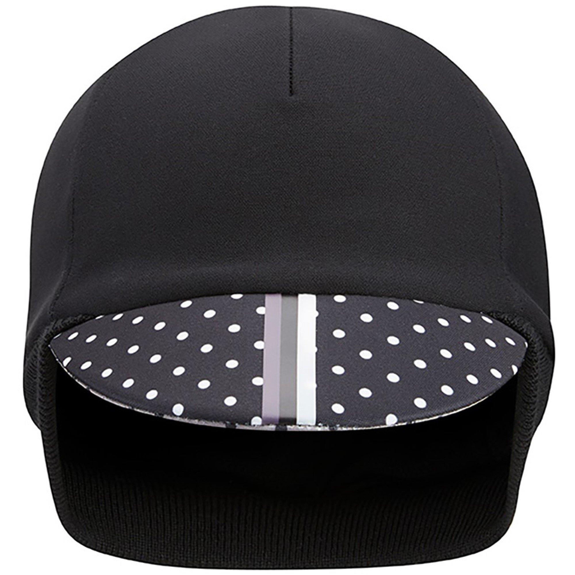 Black - Chapeau - Club Windstopper Cap,  Polka/Black, One Size - 4
