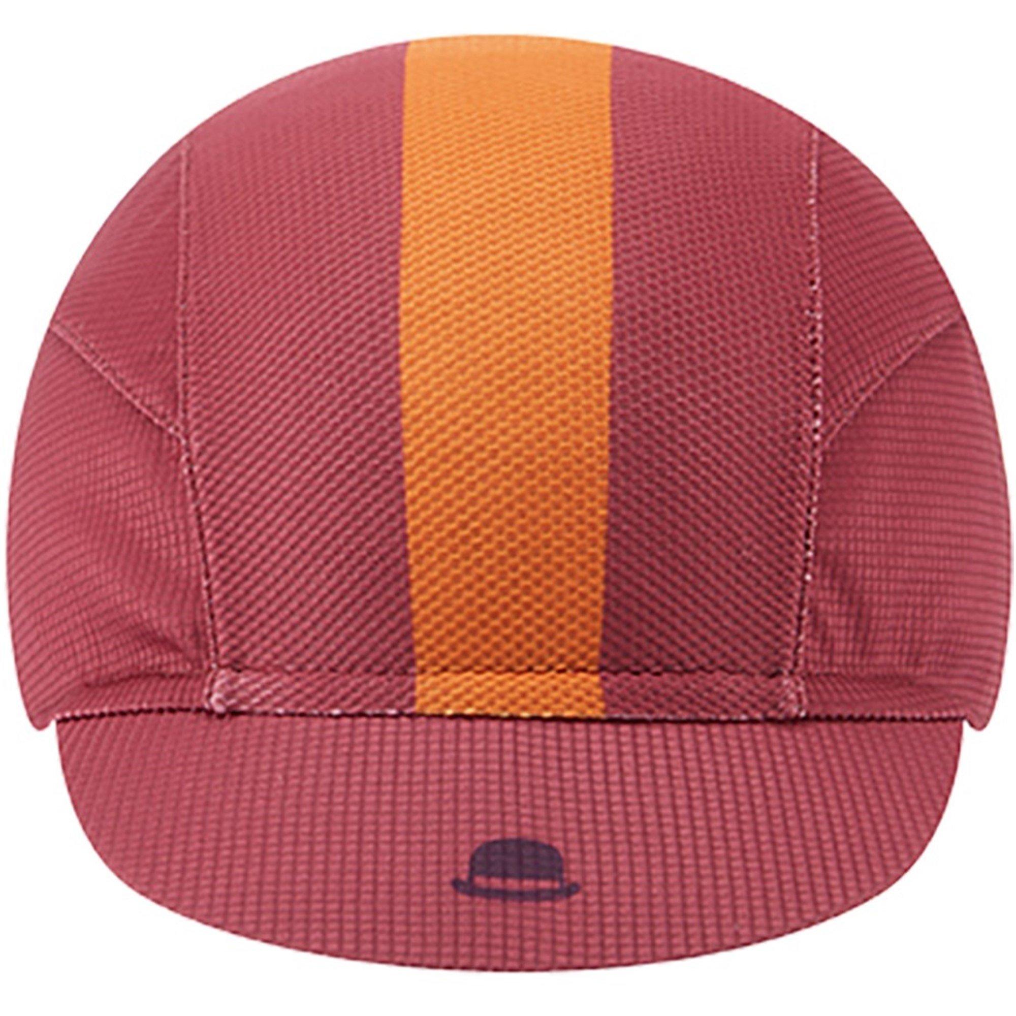 Chapeau Lightweight Cap Central Stripe,  Sangria