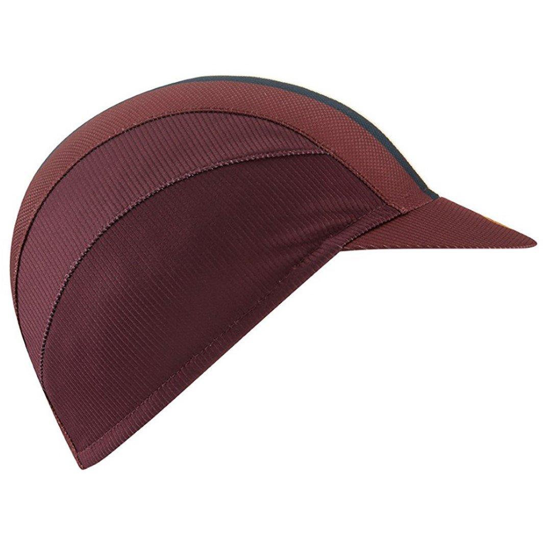 Aubergine - Chapeau - Mens Lightweight Cap Club Stripe,  Aubergine - 5