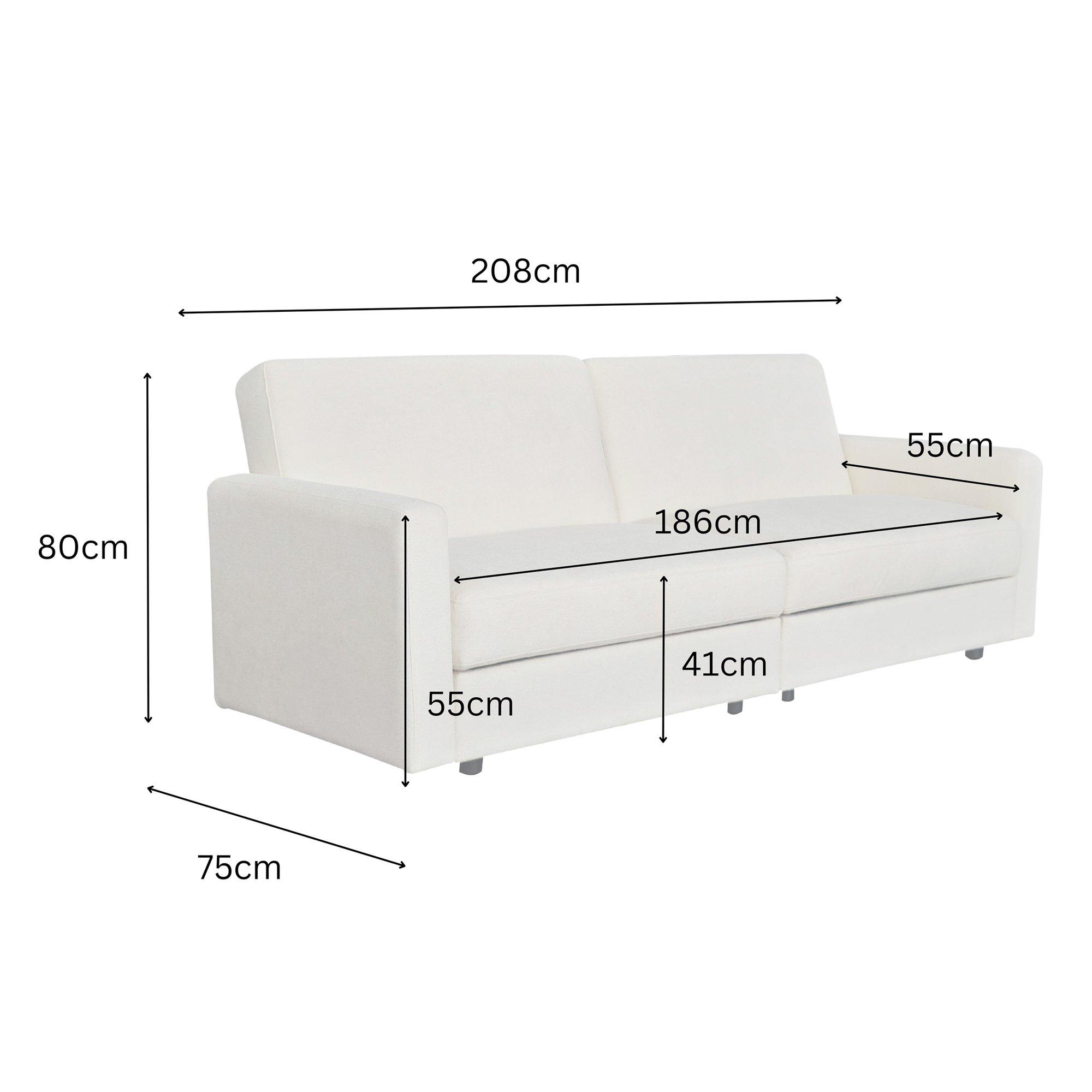 Natural - Aspire - Vault Sofa Bed with Dual Storage - 8