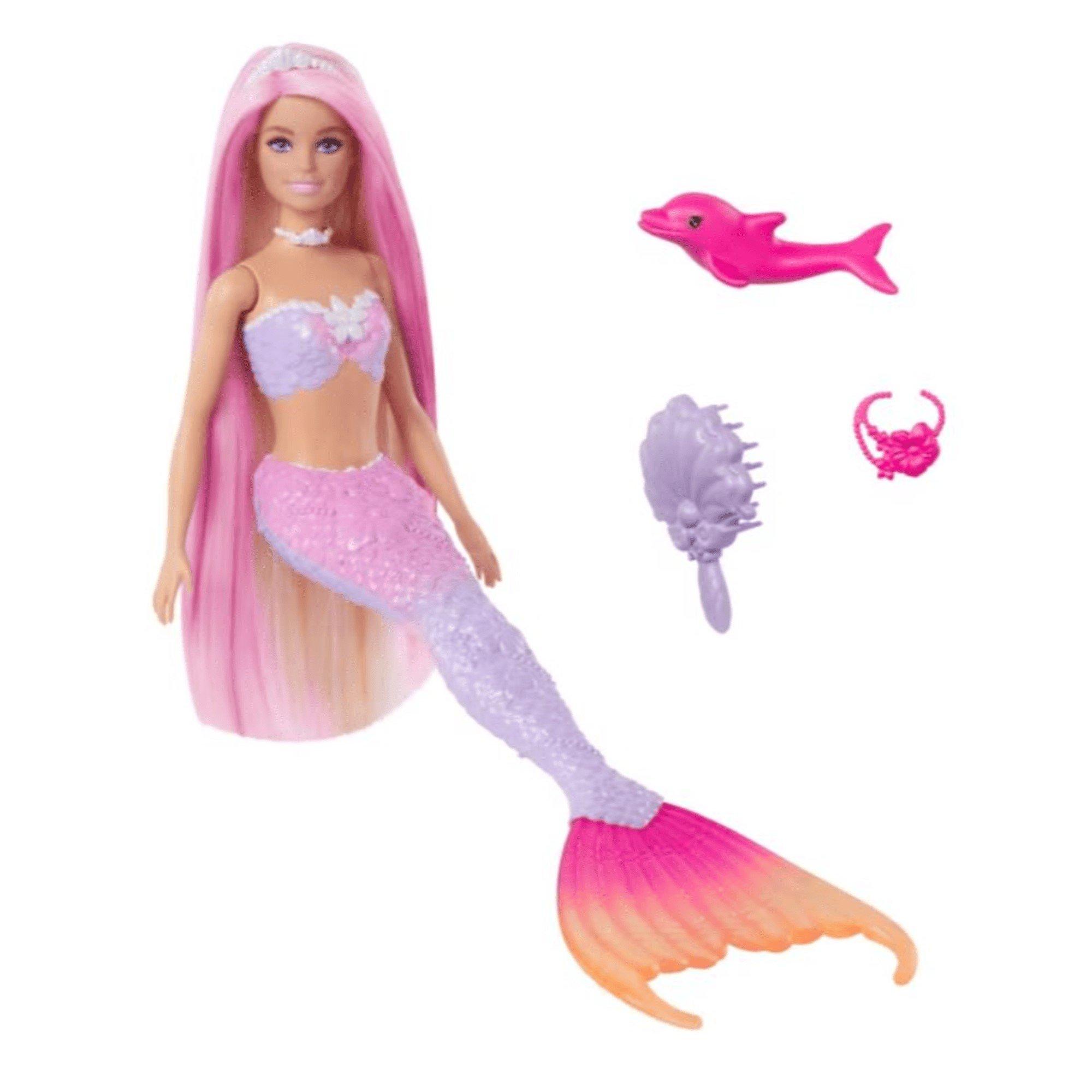 Barbie GAME Barbie New Colour Change Feature Mermaid Bambole Sports Direct