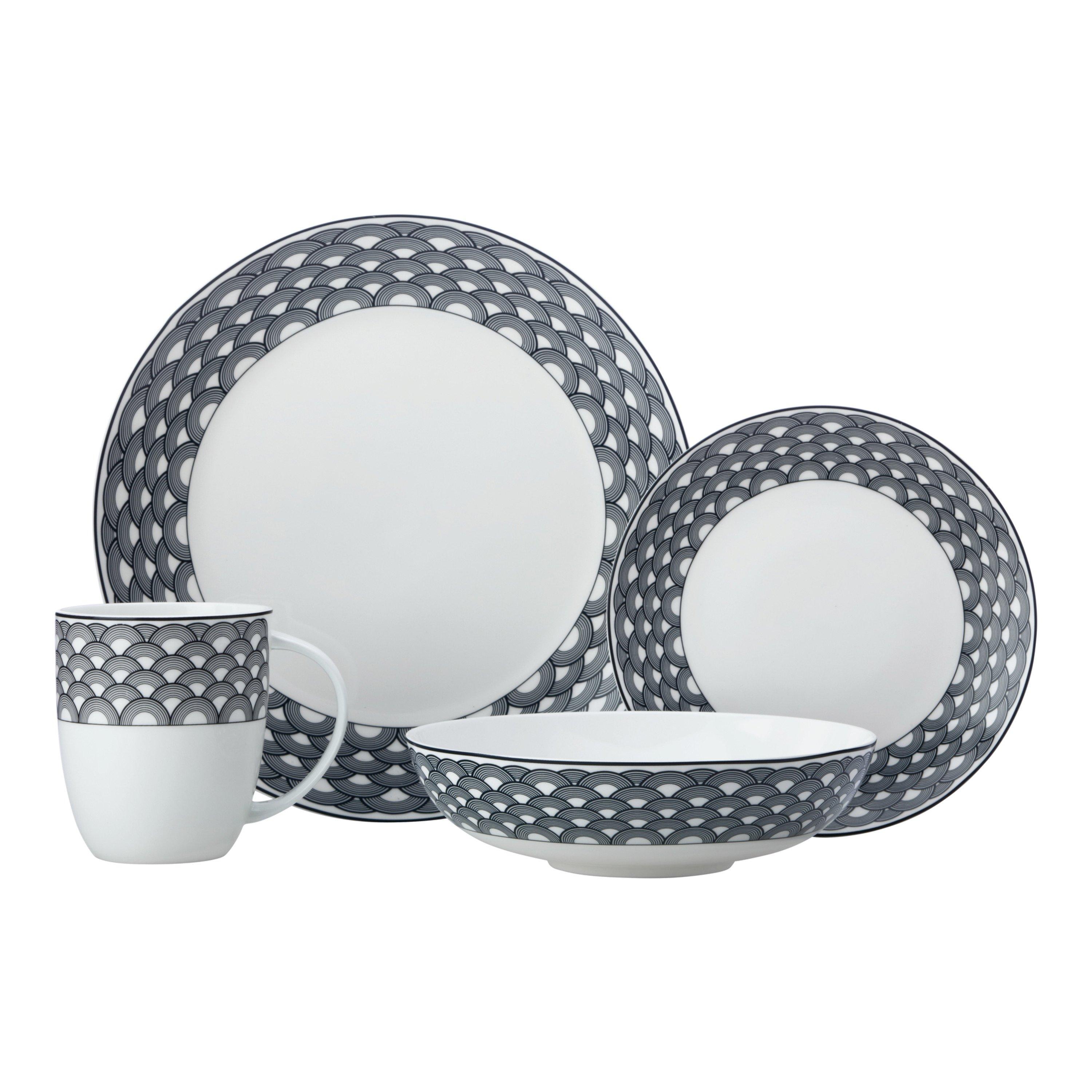 Assorted - Maxwell & Williams - Maxwell & Williams Harlequin Coupe 16pc Dinner Set