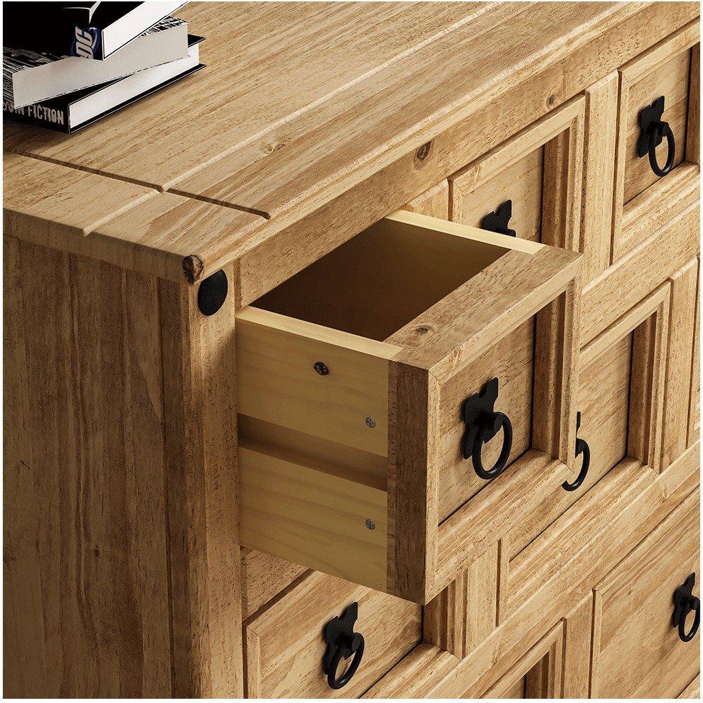 Pine - Lassic - Vida Designs Corona 4+3+2 Drawer Merchant Chest - 6