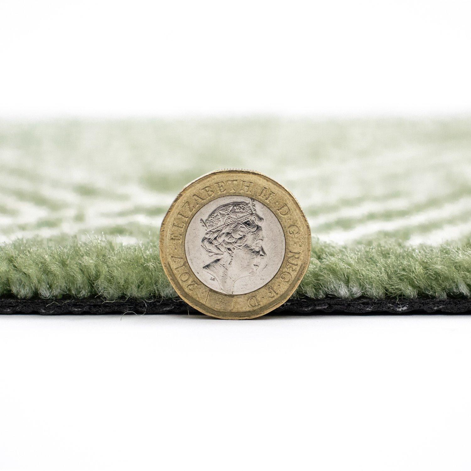 Green - JVL - Mega Mat Entrance Doormat Geo 50x75cm - 4