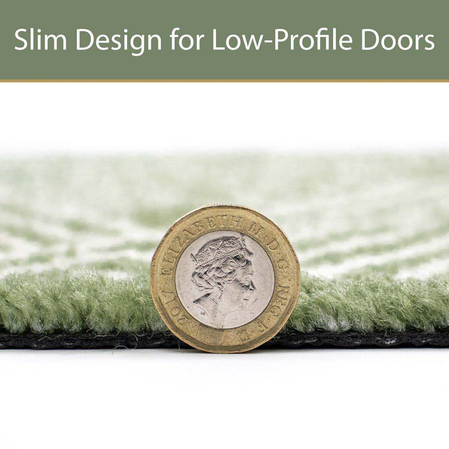 Green - JVL - Mega Mat Entrance Doormat Geo 50x75cm - 7