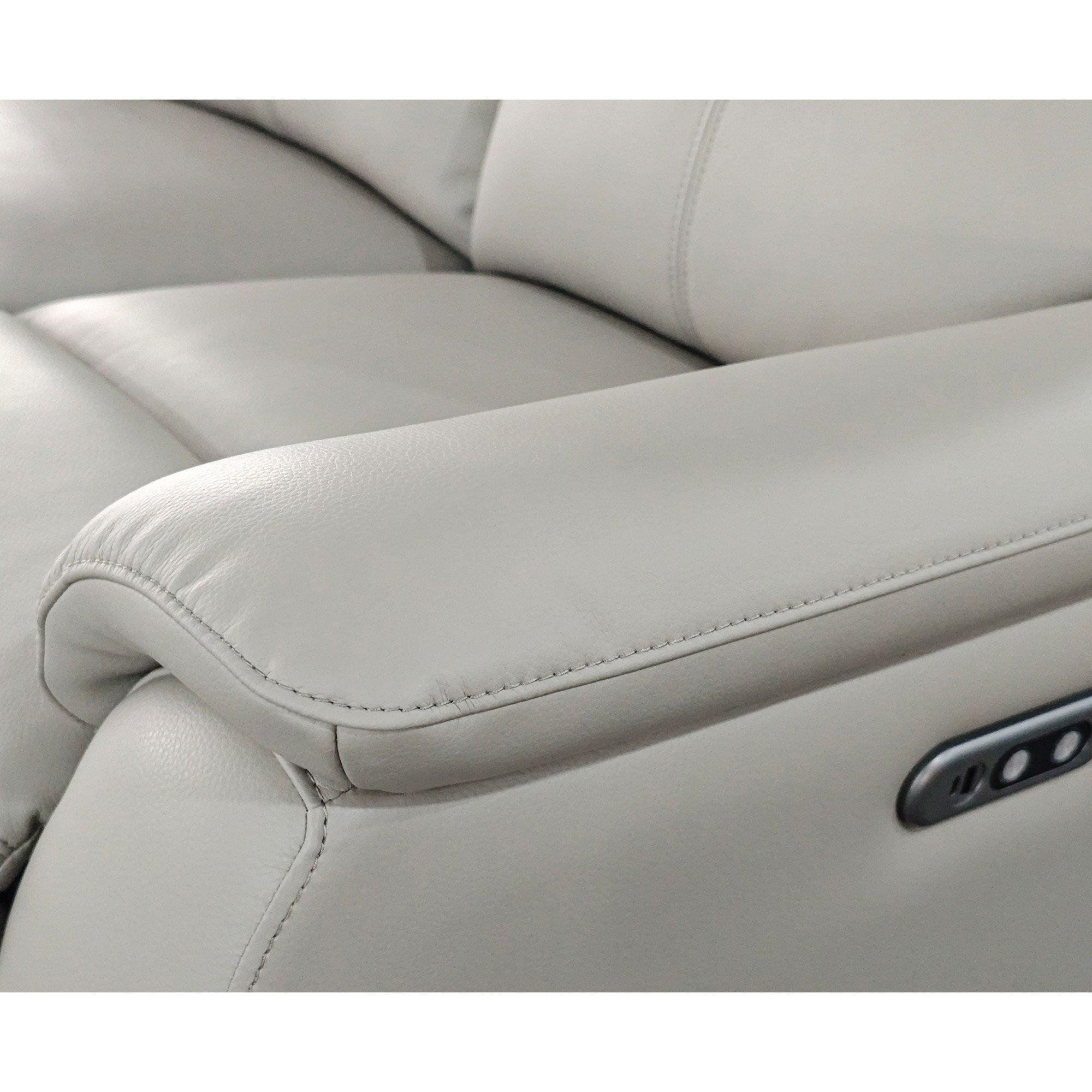 Light Grey - Aspire - Kingsmere 3 + 2 + 1 Power Recliner Sofa Suite - 3