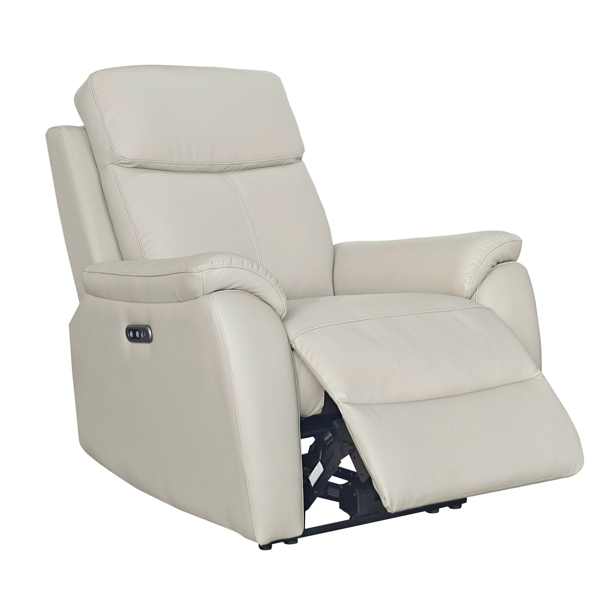 Light Grey - Aspire - Kingsmere 3 + 2 + 1 Power Recliner Sofa Suite - 6