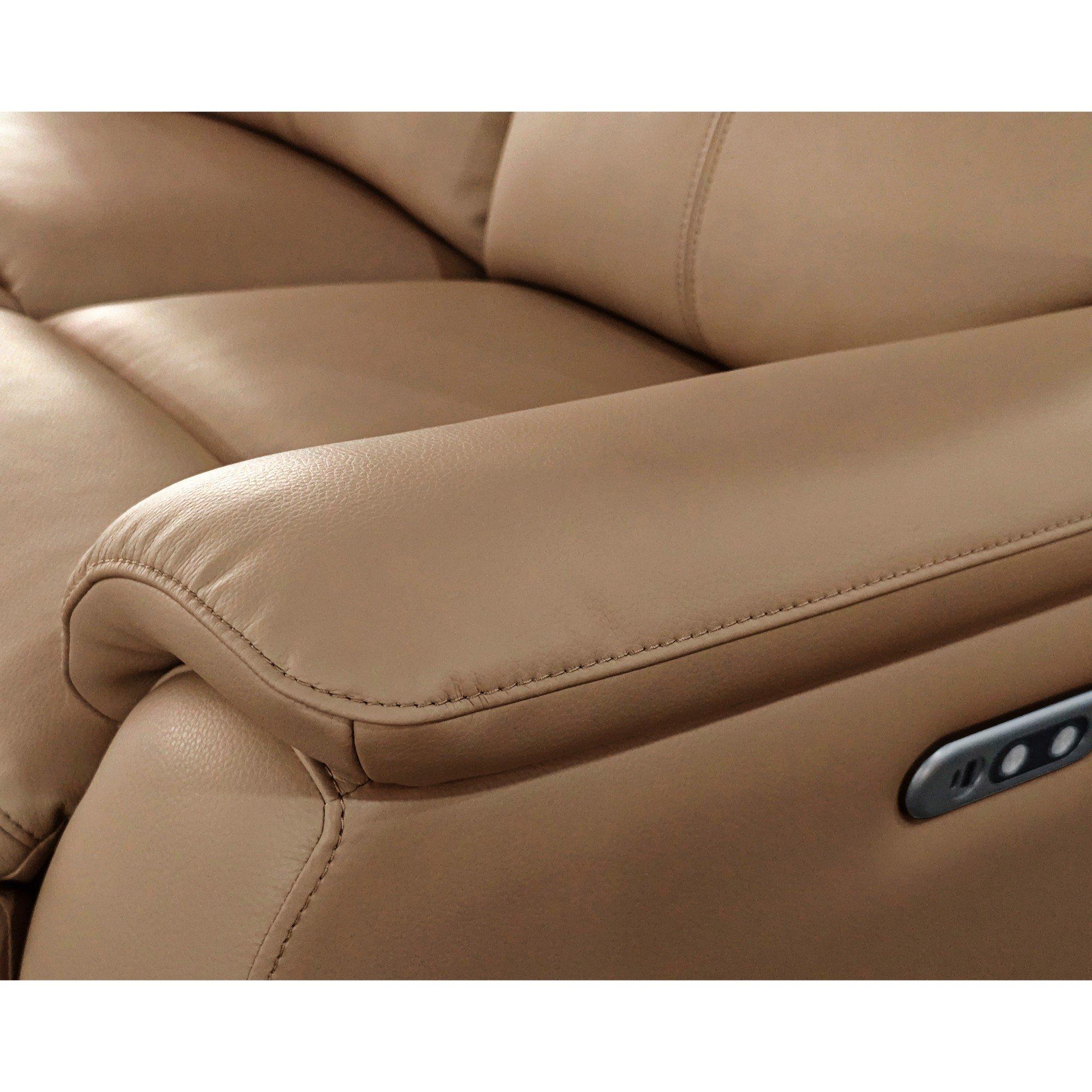 Tan - Aspire - Kingsmere 3 + 2 + 1 Power Recliner Sofa Suite - 5