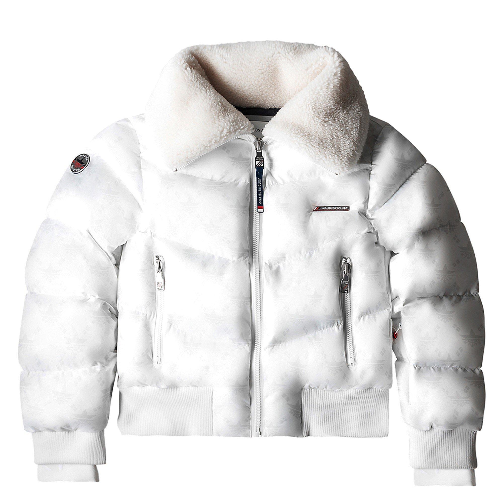 WHITE AND OTHER - Malibu Ski Club - MONOGRAM CLASSIC BOMBER