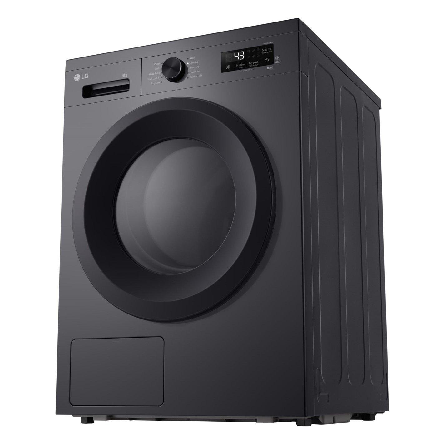 Slate Grey - LG - X10 Series ThinQ™ 9kg Heat Pump Tumble Dryer - 5