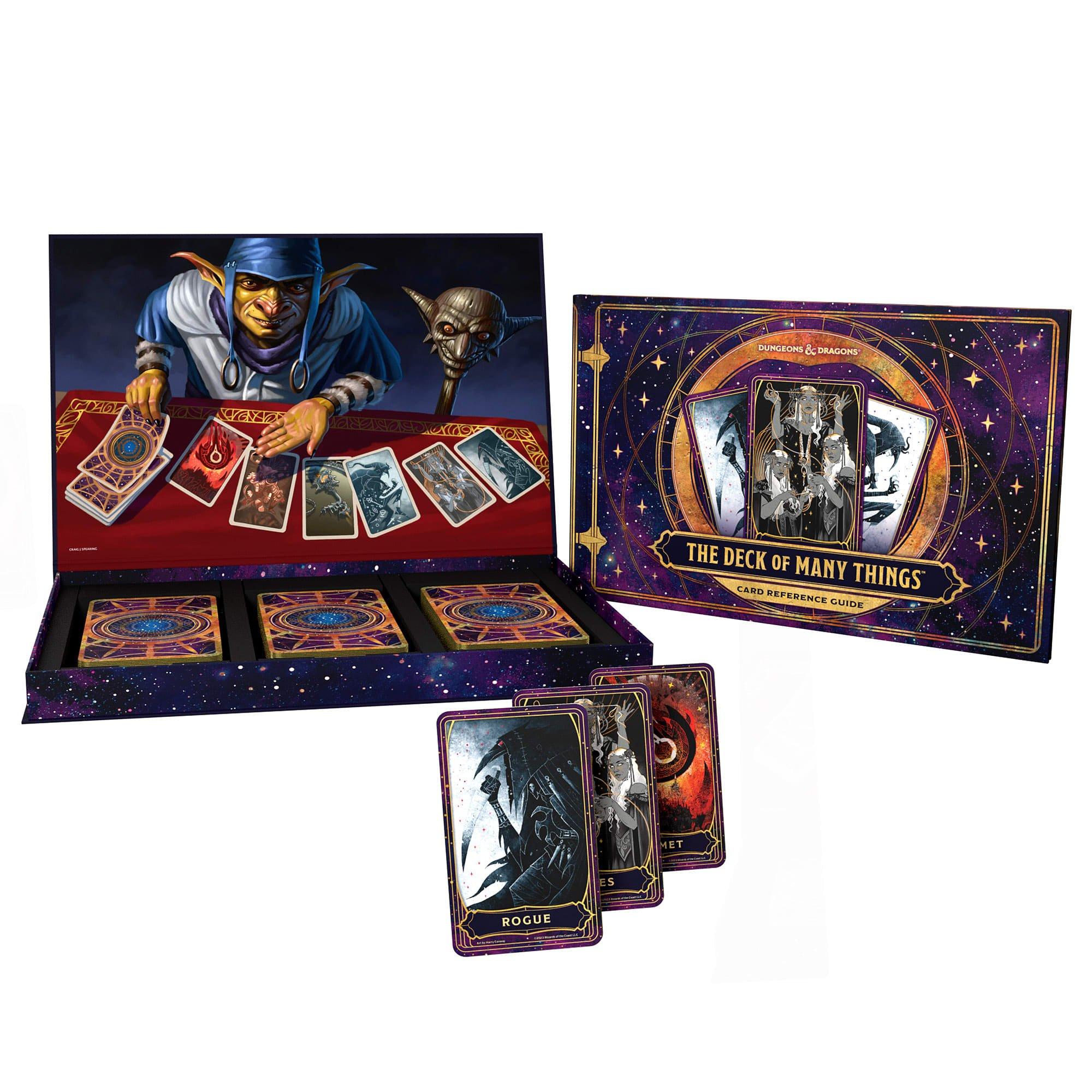 Dungeons and Dragons D&D - The Deck of Many Things + Expansion Book ...