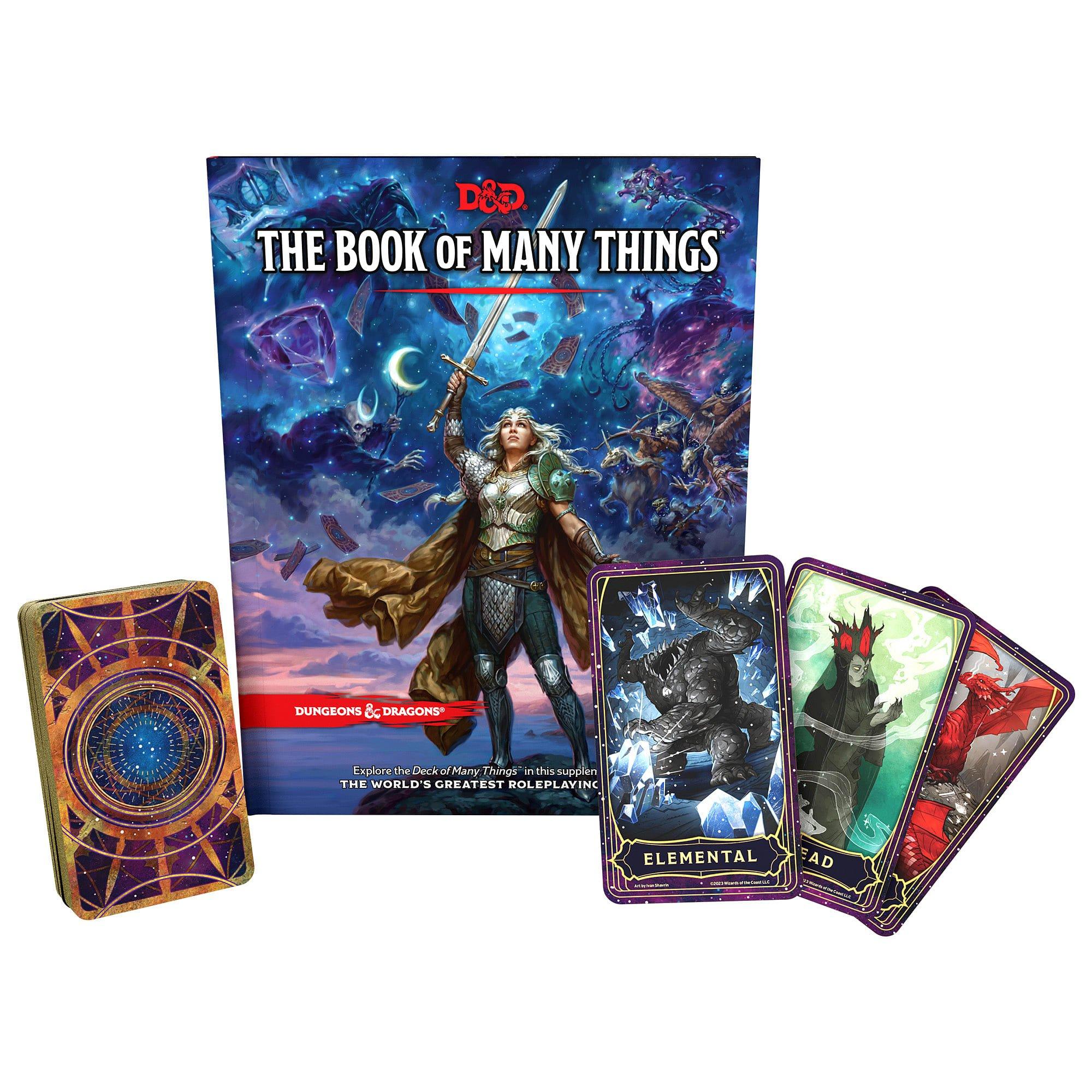 Multi Format An - Dungeons and Dragons - D&D - The Deck of Many Things + Expansion Book - 5