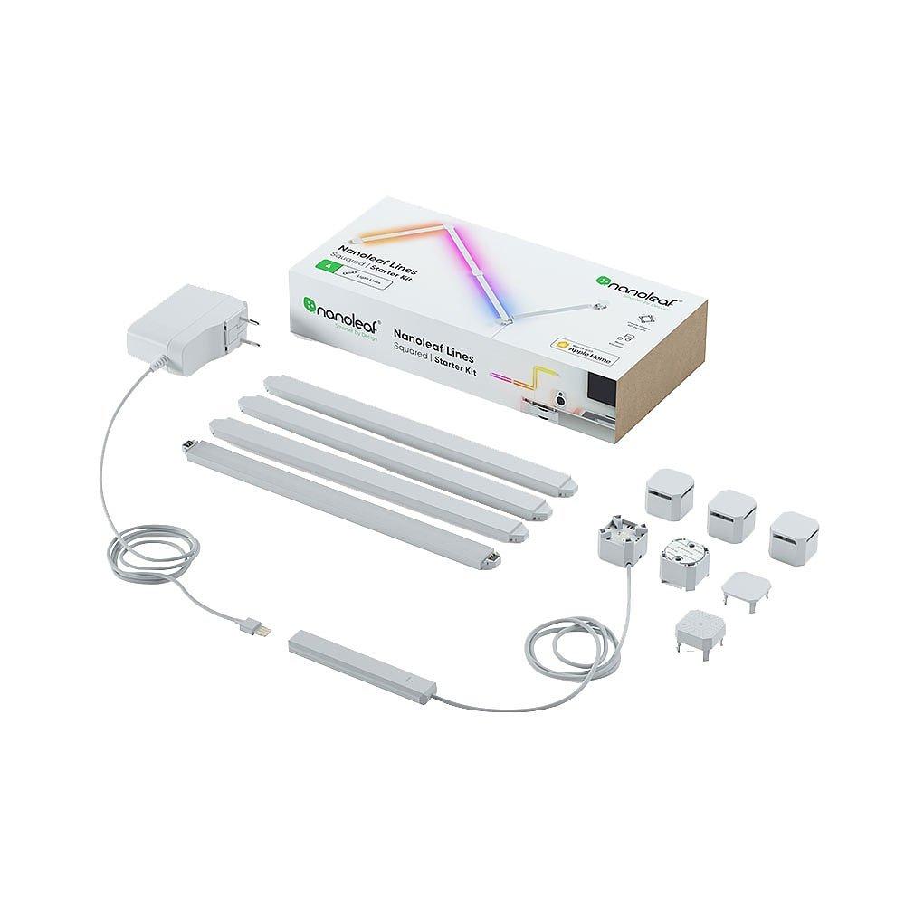 Nintendo Switch - Nanoleaf - Lines 90 Degrees Starter Kit 4 - 1