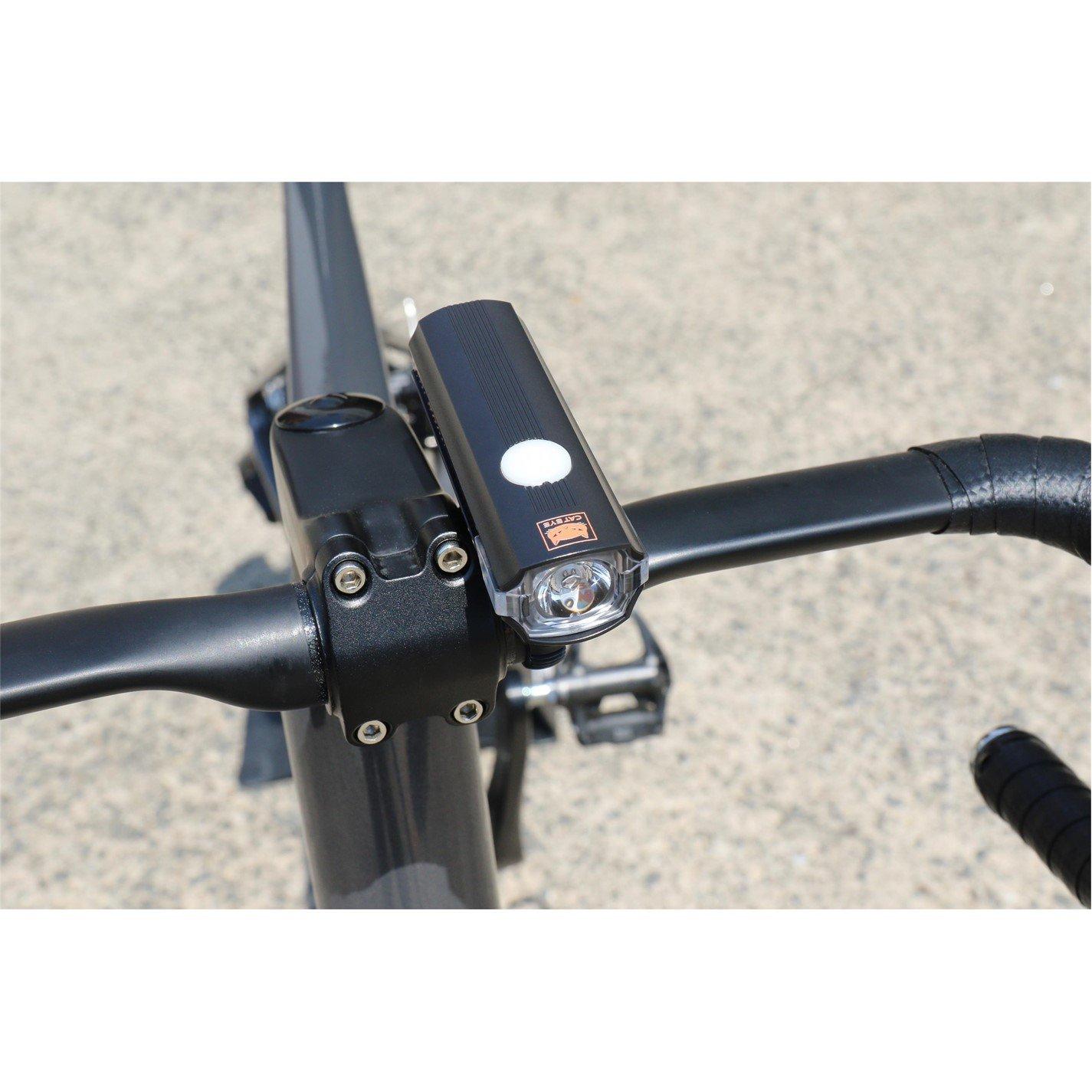 Black/Orange - Cateye - AMPP 500S Colour Edition Front Bike Light - 3