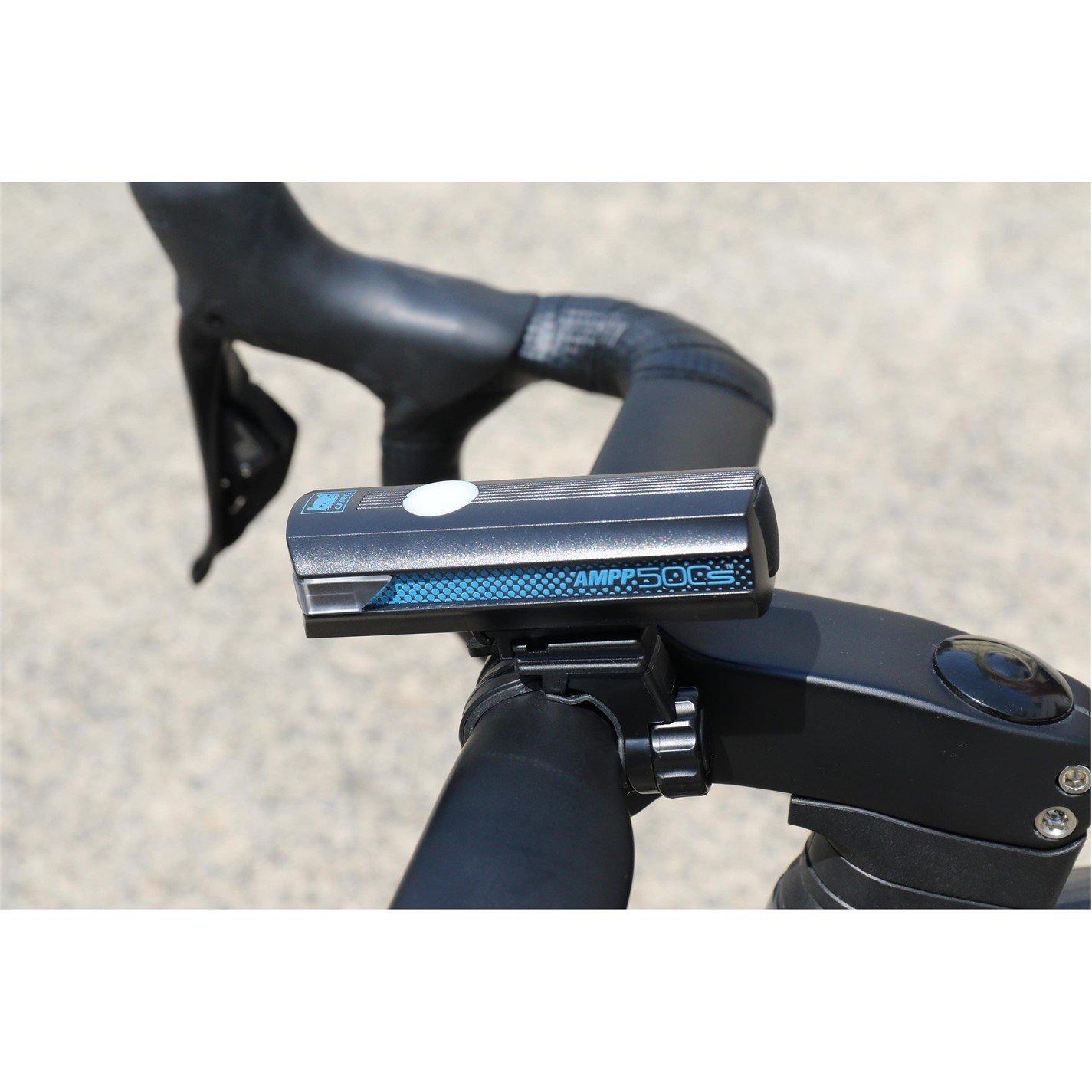 Black/Blue - Cateye - AMPP 500S Colour Edition Front Bike Light - 2