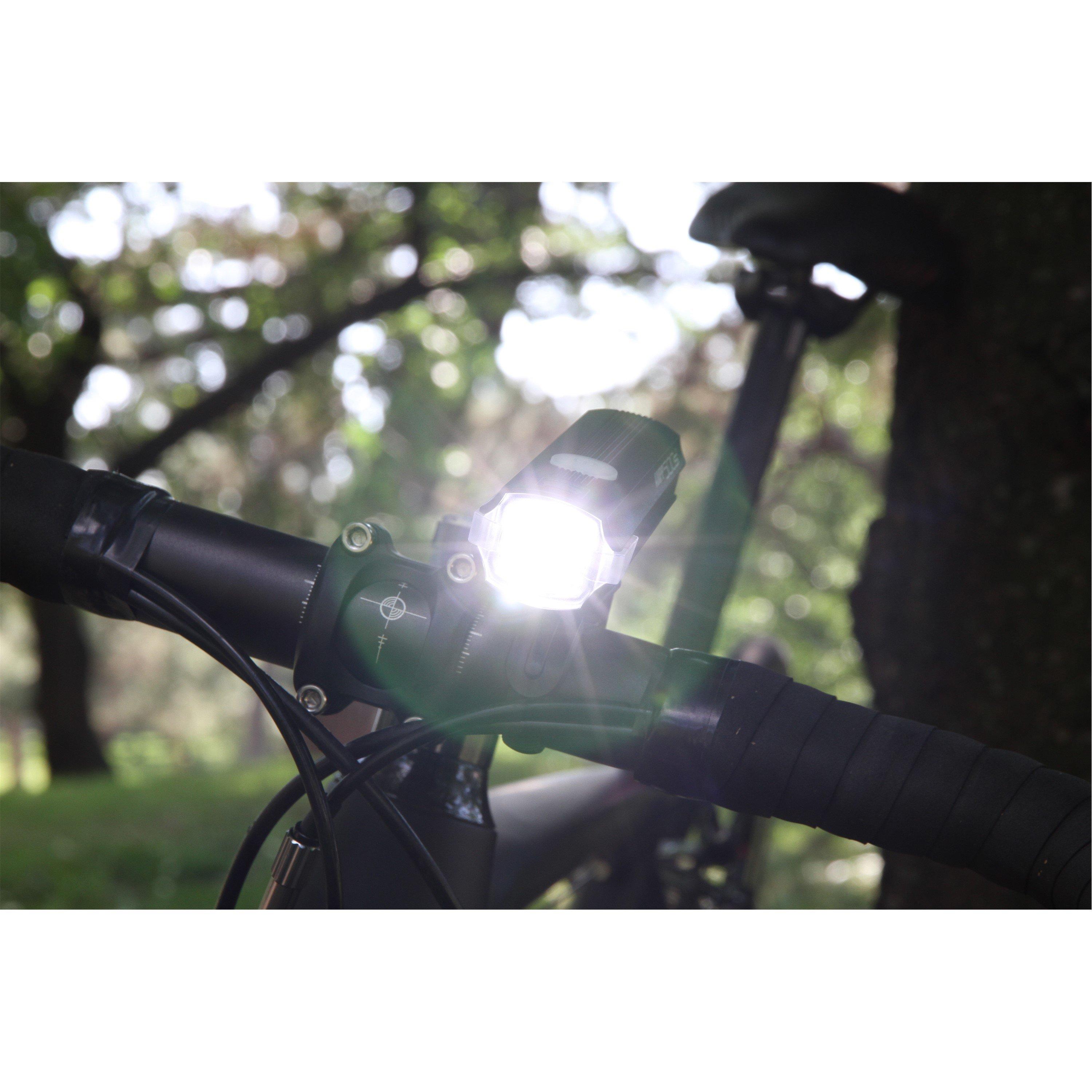 Black/Blue - Cateye - AMPP 500S Colour Edition Front Bike Light - 5