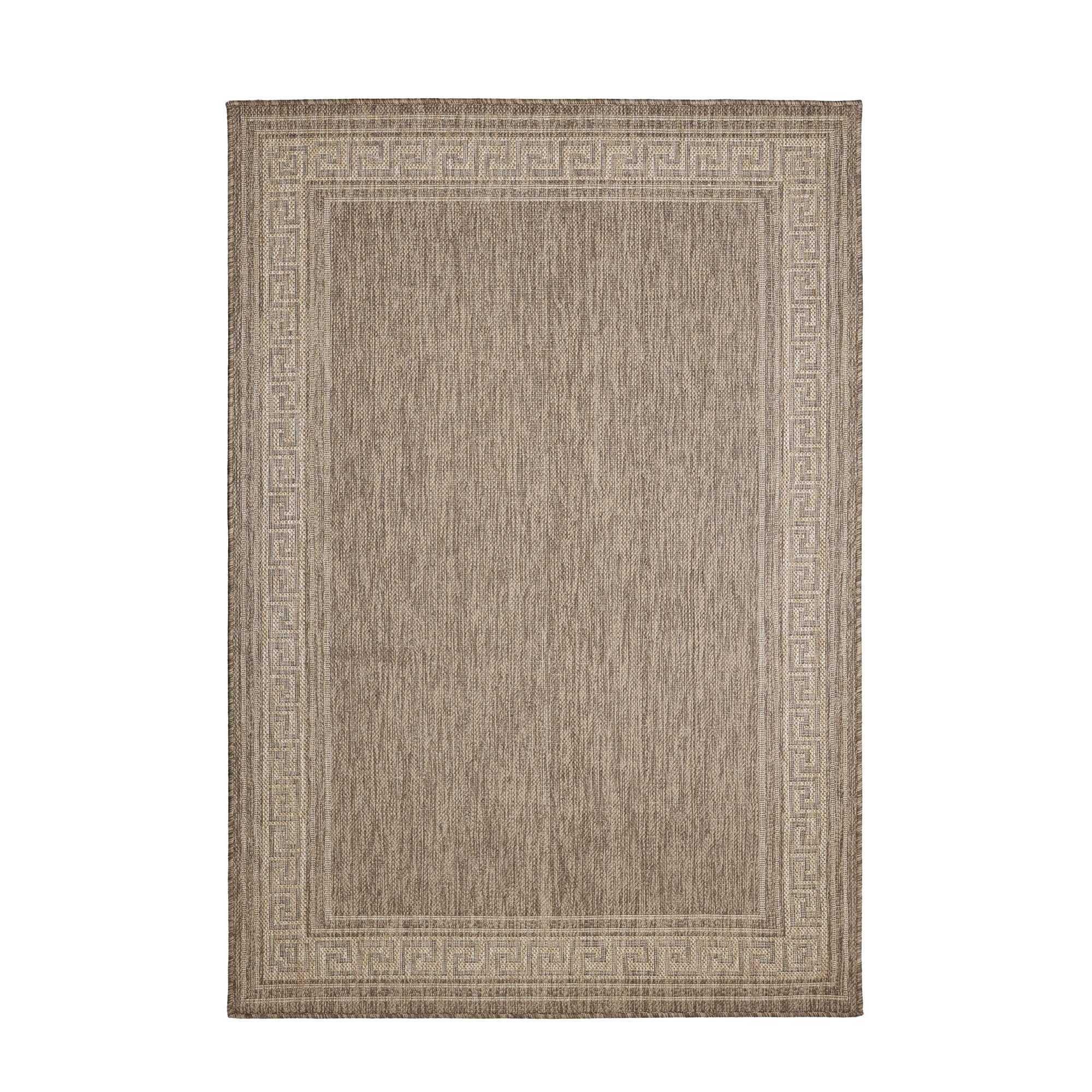 Latte - Homemaker - Gel Greek Key Rug Latte - 2