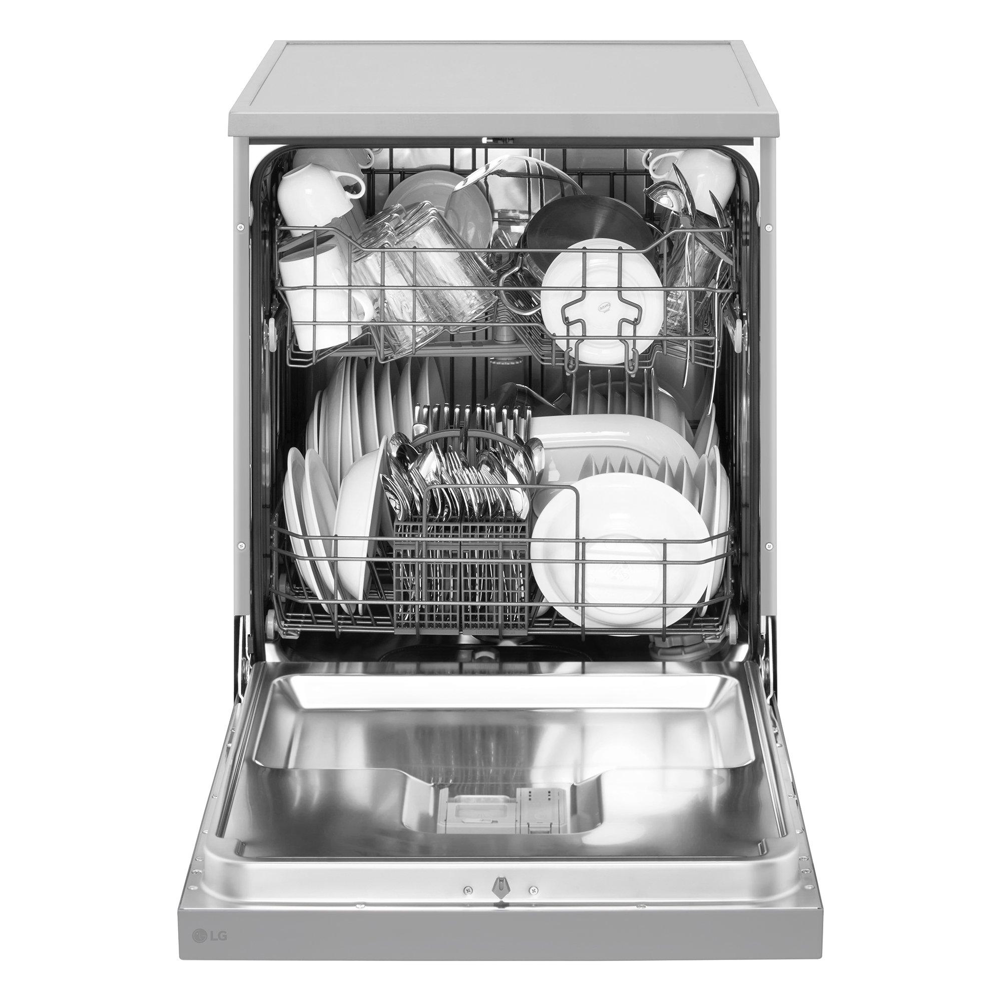 Silver - LG - DF030FL 13 PS Freestanding Full Size Dishwasher - 2