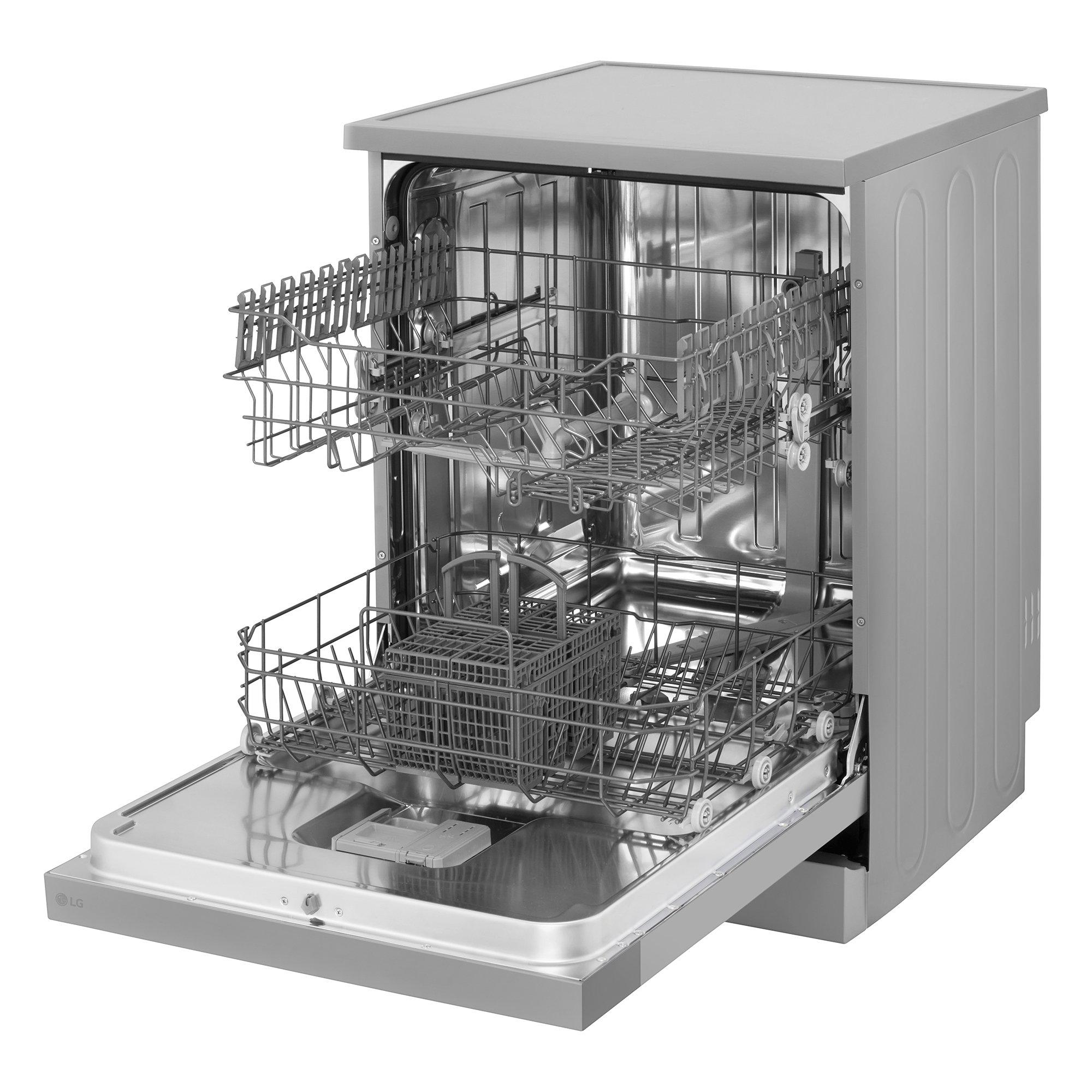 Silver - LG - DF030FL 13 PS Freestanding Full Size Dishwasher - 4