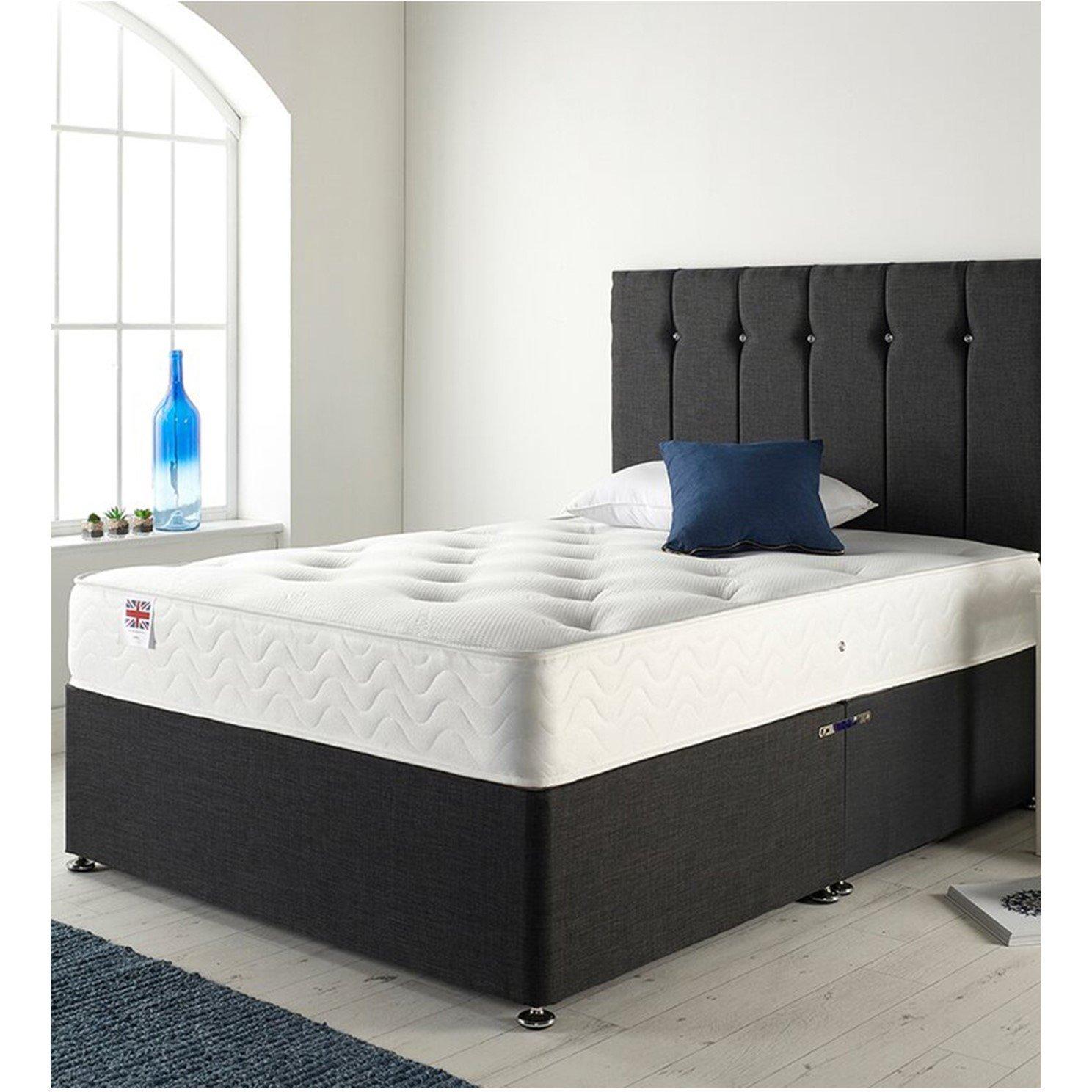 White - Aspire - 1000 Tufted Pocket Mattress - 1