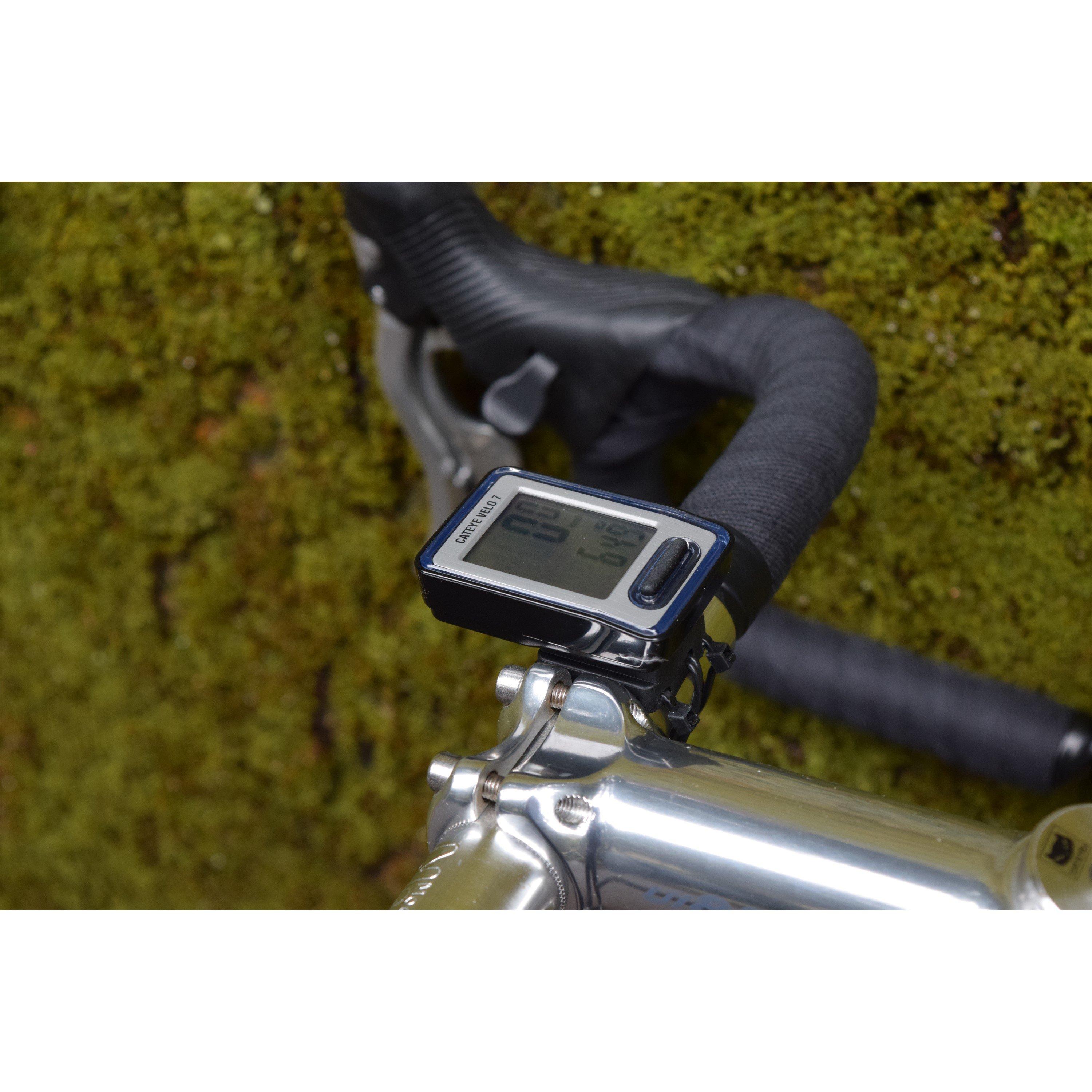 Grey - Cateye - Velo 7 Wired Cycle Computer - 4