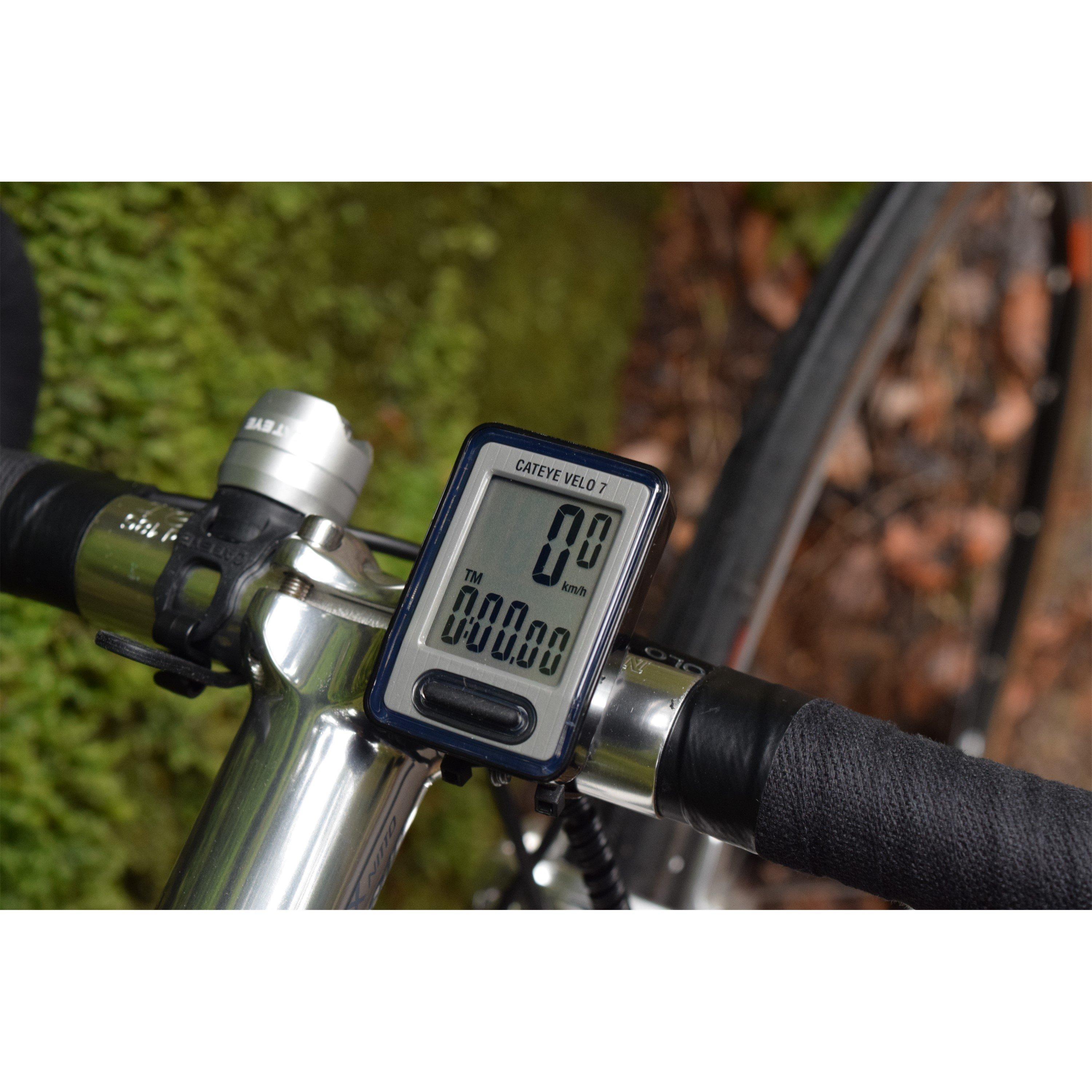 Grey - Cateye - Velo 7 Wired Cycle Computer - 5