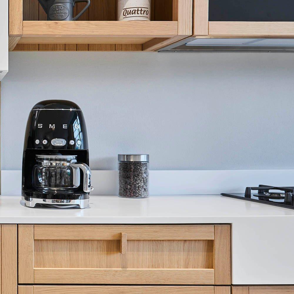 Black - Smeg - Retro Kitchen Set 1.4L Drip Coffee Machine and In - 2