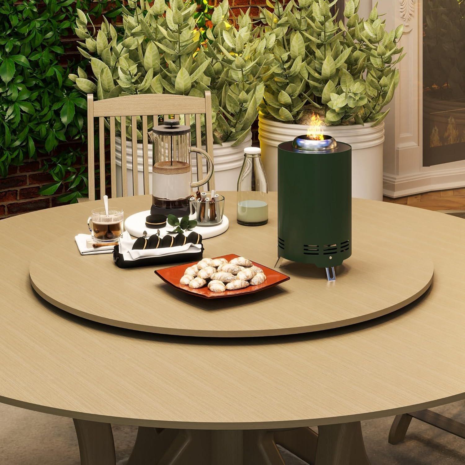 Grey - Outsunny - Smokeless 16x16cm Stainless Portable Firepit - 7