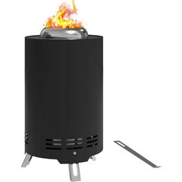 Outsunny Smokeless 16x16cm Stainless Portable Firepit