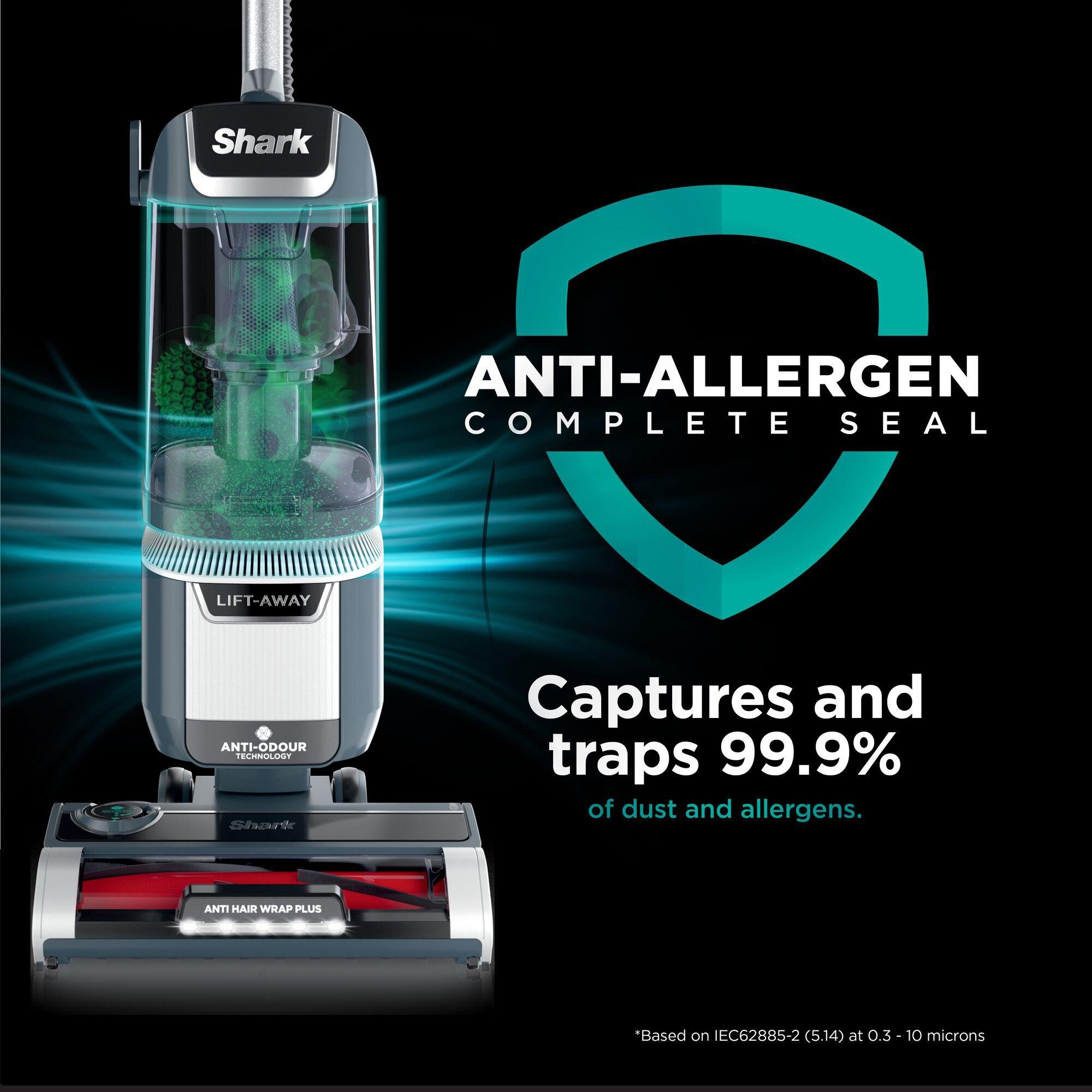 Smokey Grey - Shark - Anti Hair Wrap Plus Upright Pet Vacuum NZ780UKT - 3